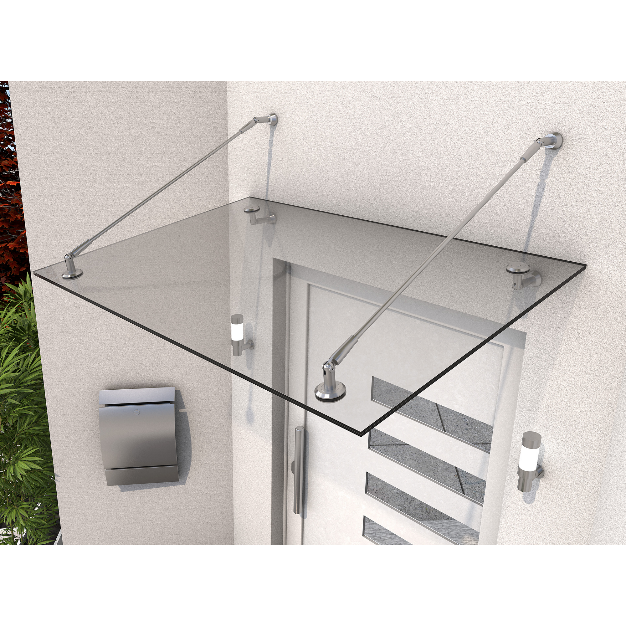 Vordach 'PH V2A' 140 x 90 cm