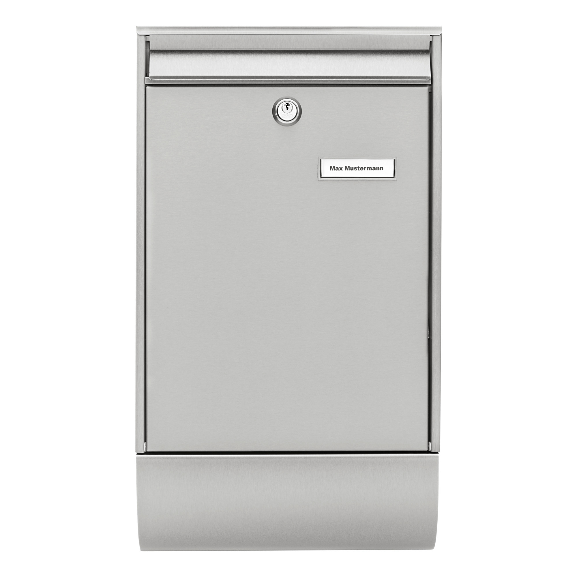 Burg-Wächter Briefkasten 'Berlin-Set 37770 NI' edelstahlfarben 28,5 x 50 x 10,5 cm