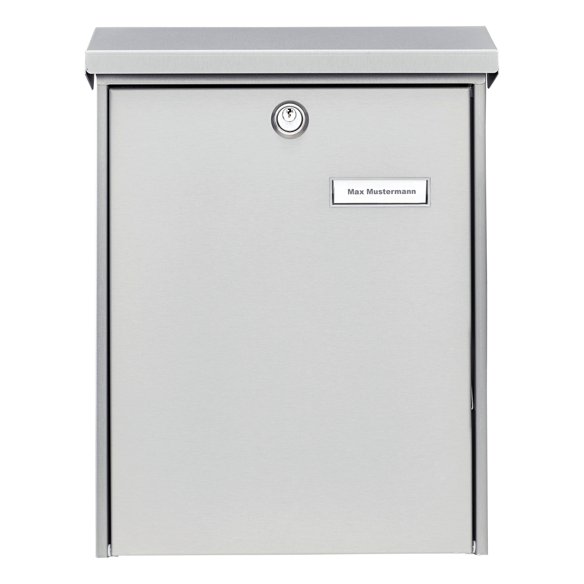 Burg-Wächter Briefkasten 'Oslo 3767 NI' edelstahlfarben 30 x 39,8 x 11,5 cm