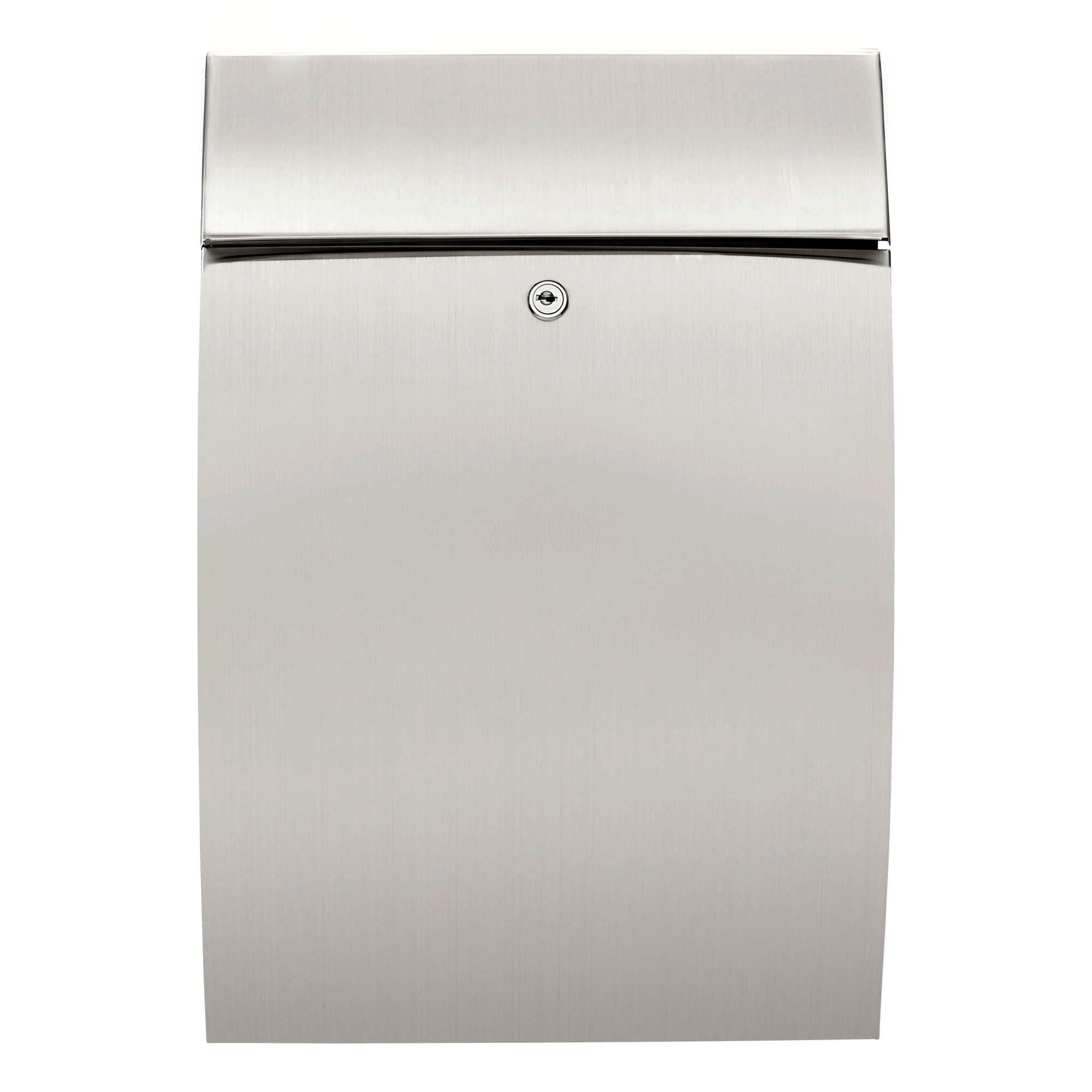 Burg-Wächter Briefkasten 'Hamburg 3815 NI' edelstahlfarben 32,2 x 47,8 x 15,2 cm