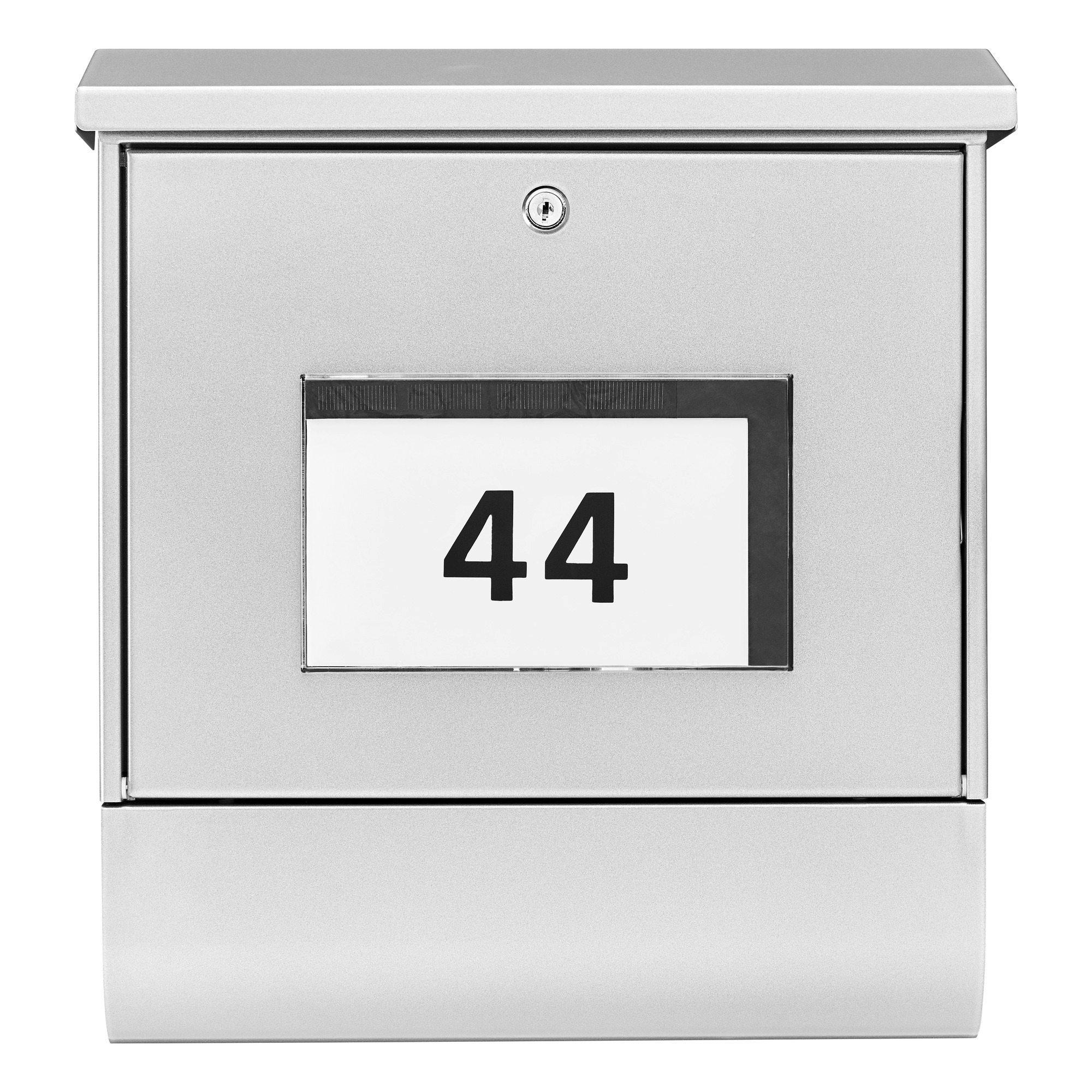 Burg-Wächter Briefkasten 'Malaga 4400 SI' silbern 37,7 x 42 x 11,5 cm
