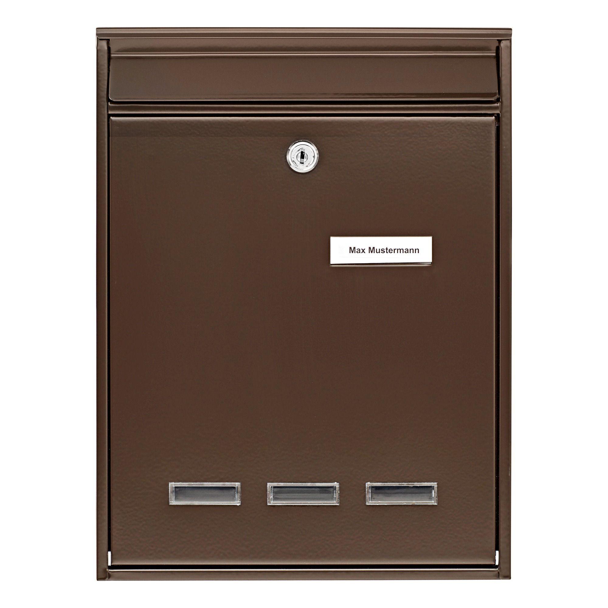 Burg-Wächter Briefkasten 'Köln 872 BR' braun 25,5 x 34 x 8,5 cm