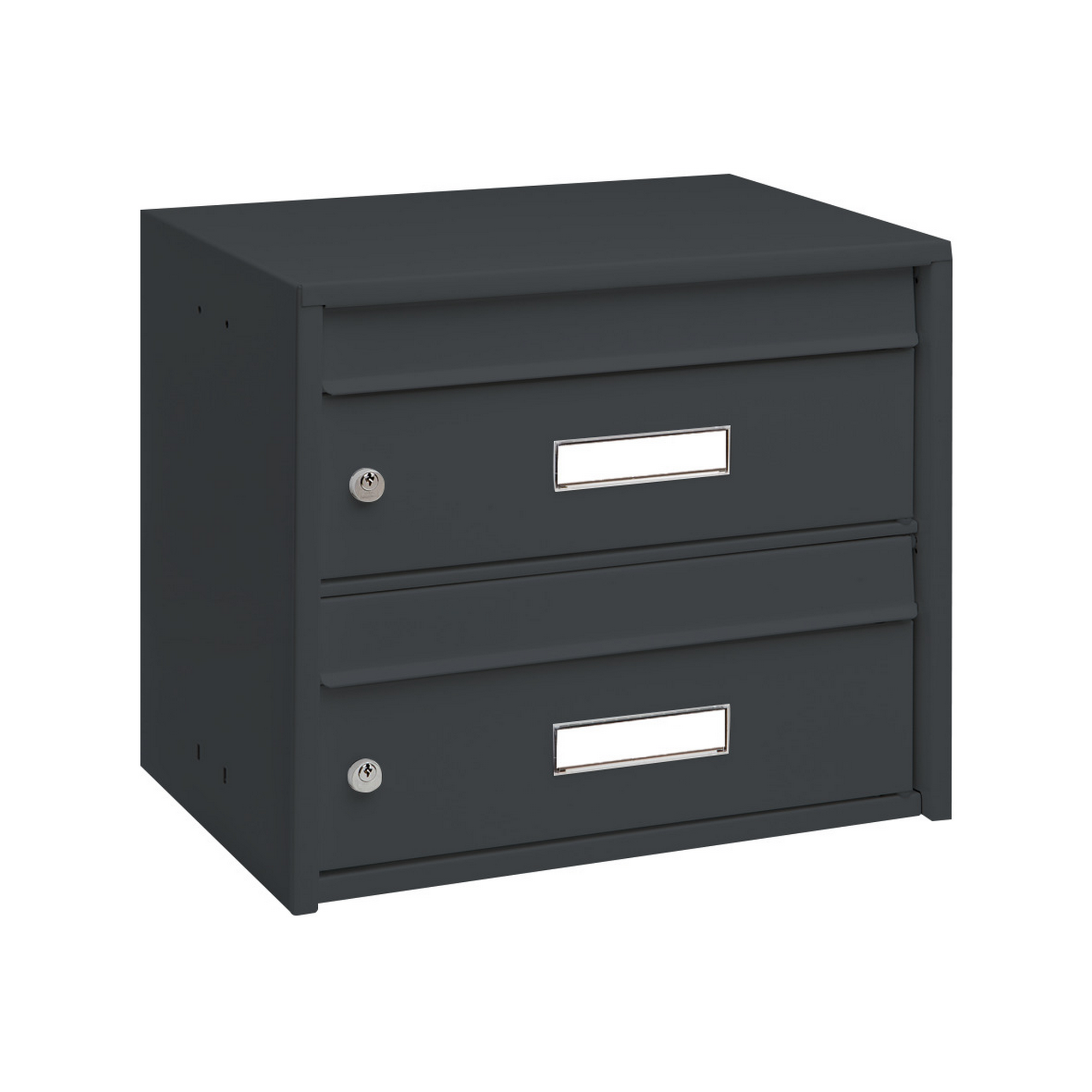 Burg-Wächter Briefkasten 'Dual Front 821 ANT' anthrazit 40,7 x 36 x 29,2 cm