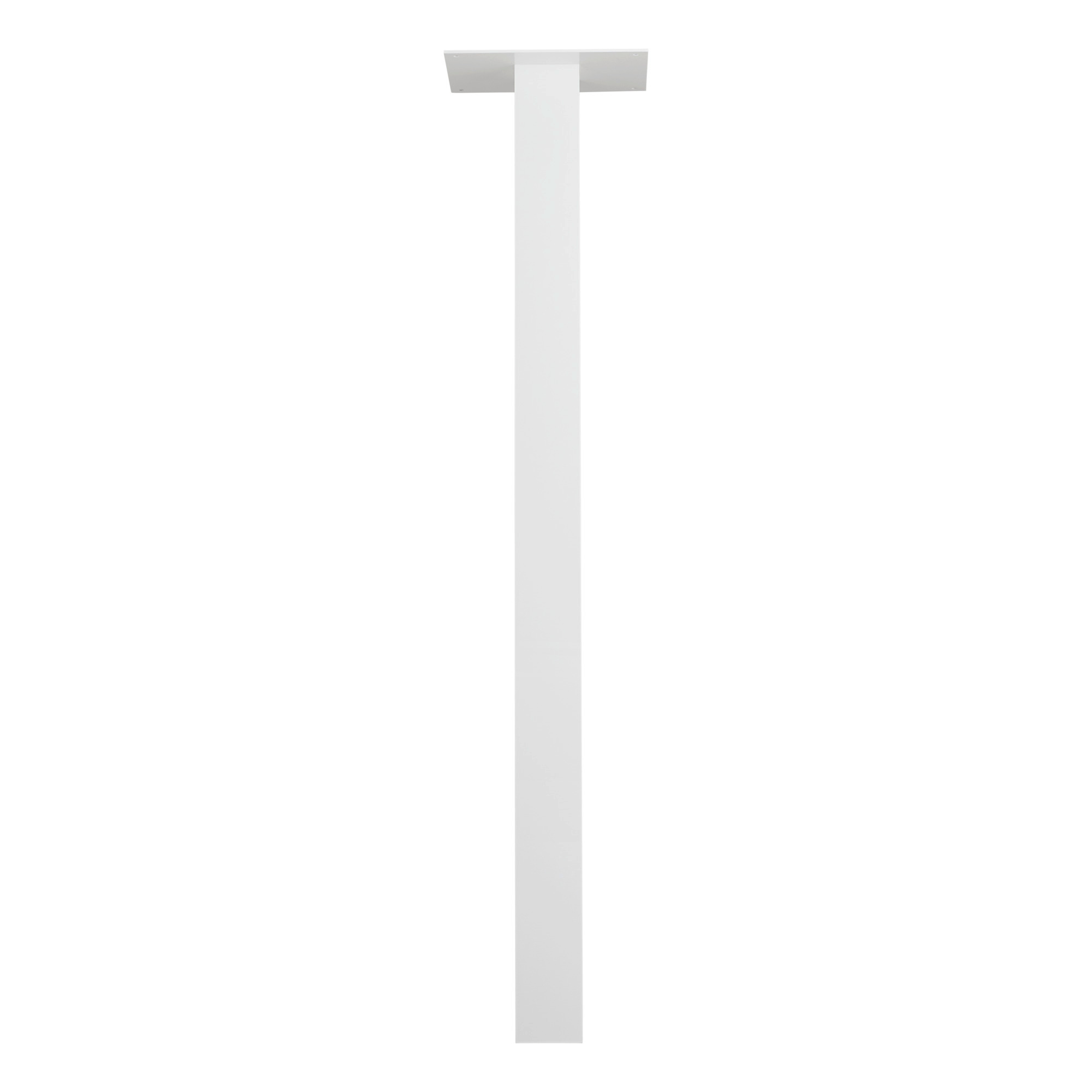 Burg-Wächter Briefkasten-Ständer 'BK EST 1 W' weiß 8 x 120 x 8 cm