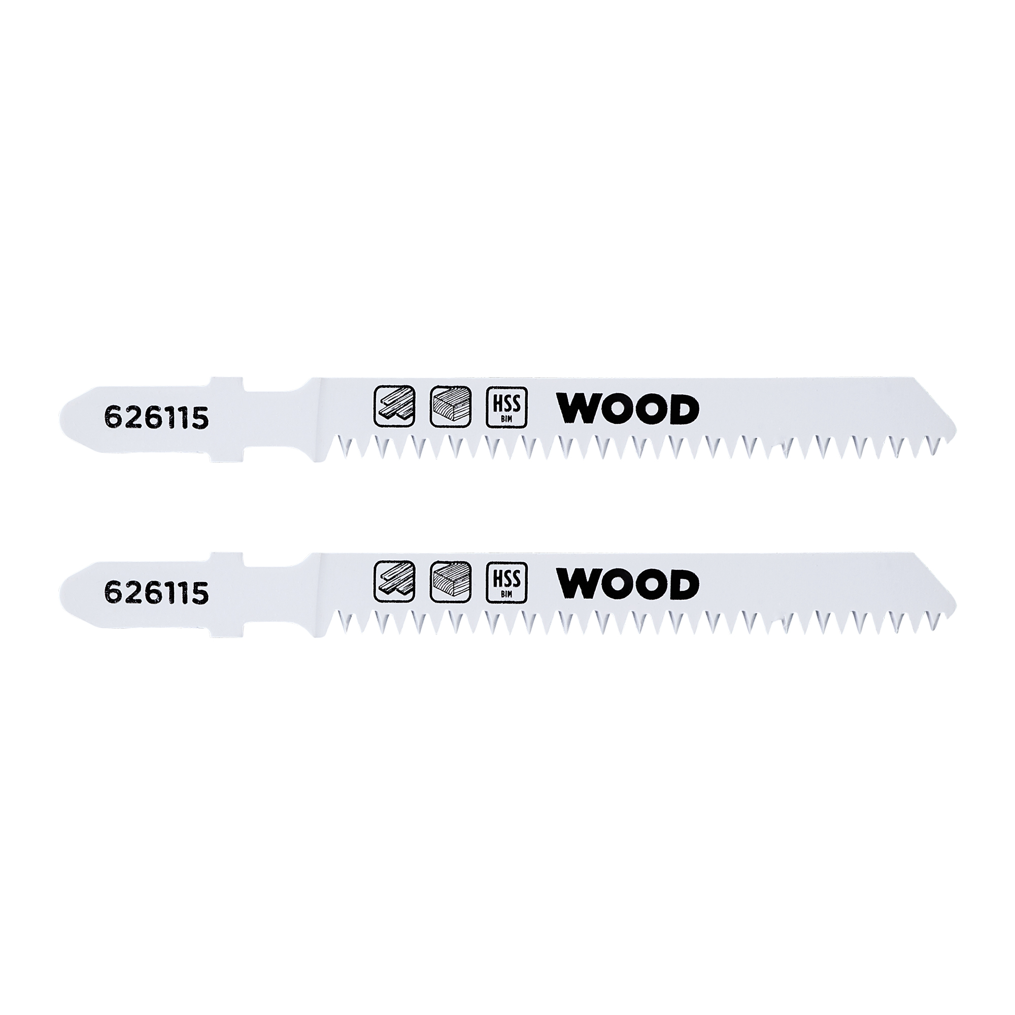 kwb HSS-BiM-Stichsägeblätter mit T-Schaft für Laminat und Hartholz 83 mm 2 Stück
