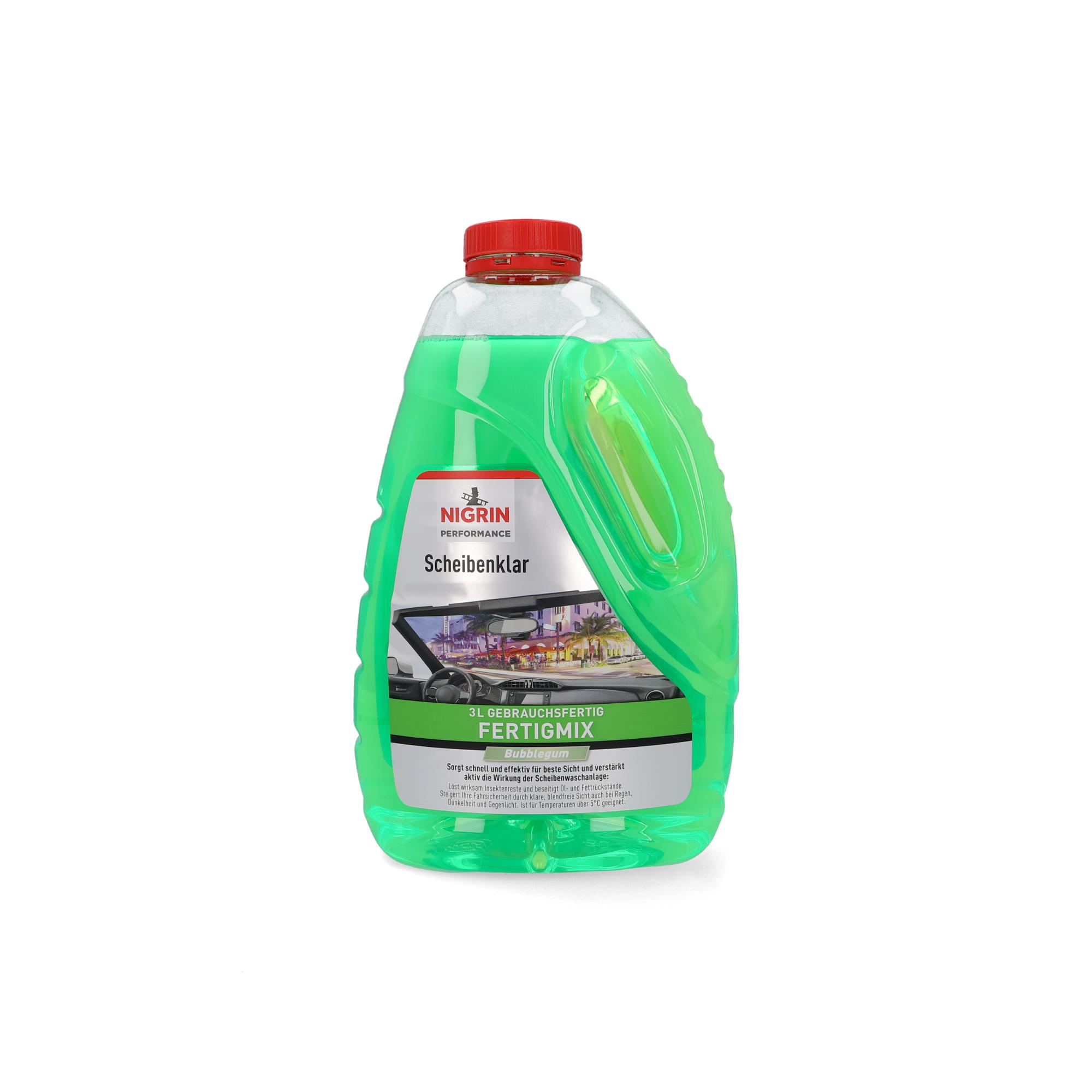 Nigrin Scheibenklar 'Performance' 3 l Fertigmix, mit Bubblegum-Duft