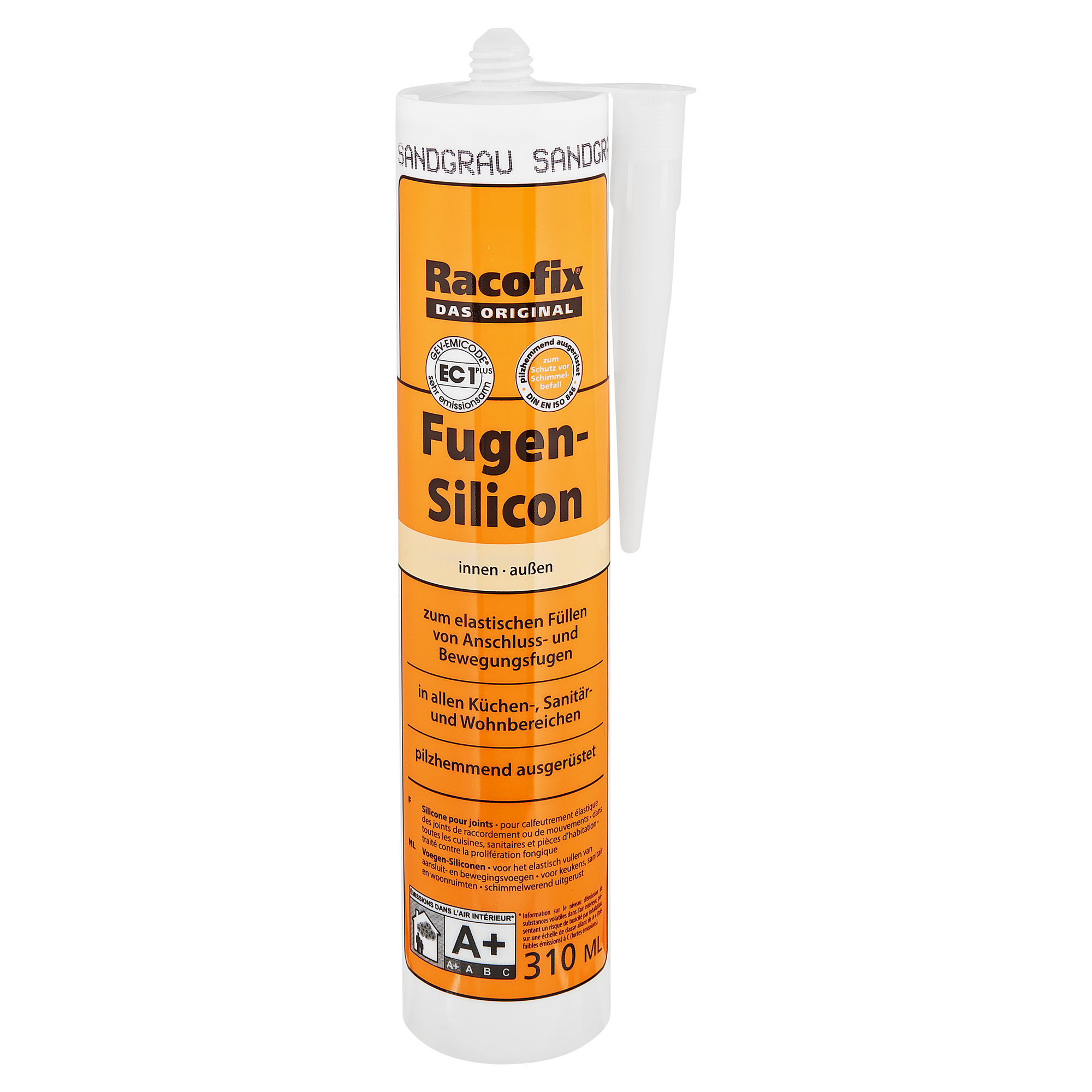 Racofix Fugen-Silicon 310 ml sandgrau