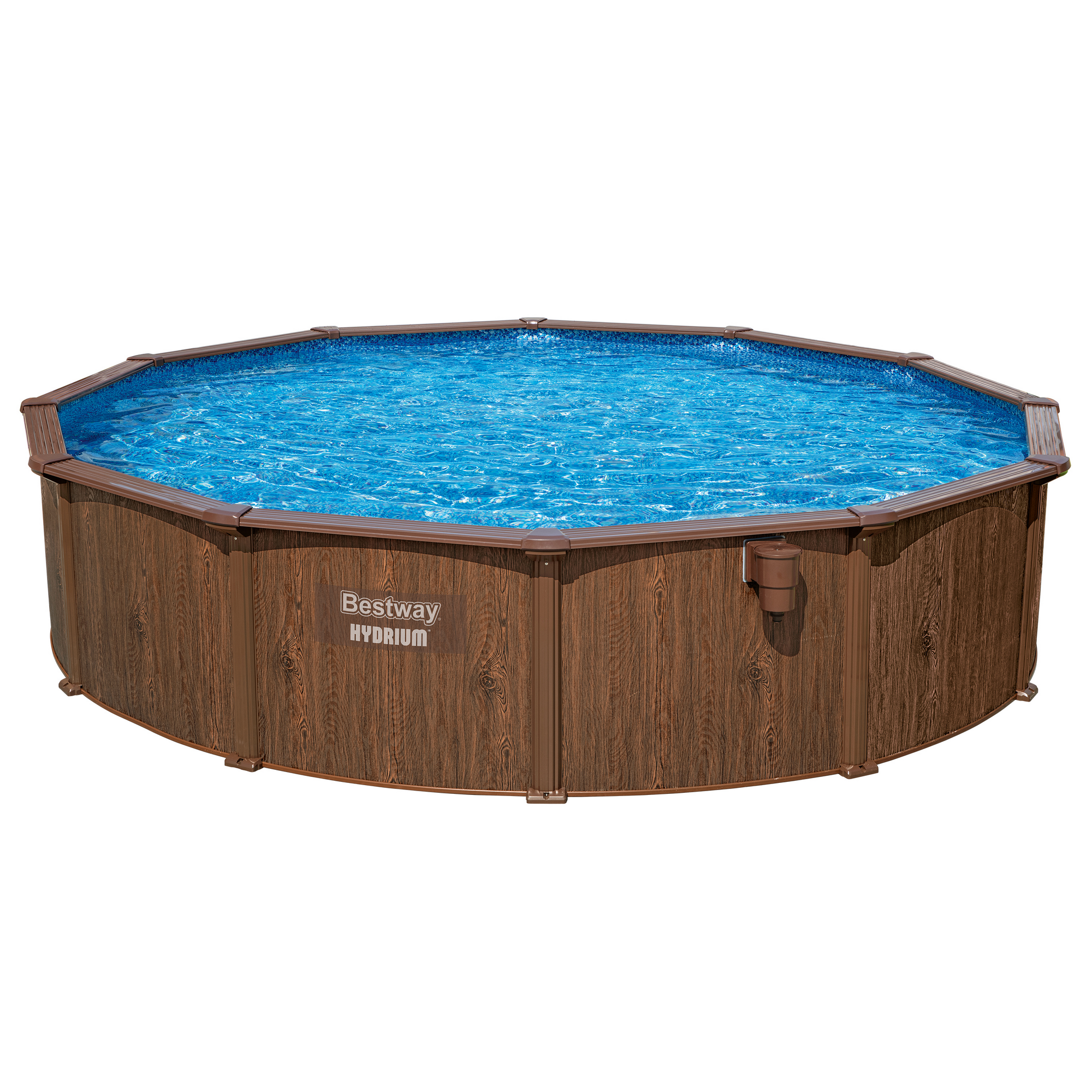 Bestway Stahlwandpool-Set 'Hydrium' Ø 490 x 130 cm mit Sandfilteranlage
