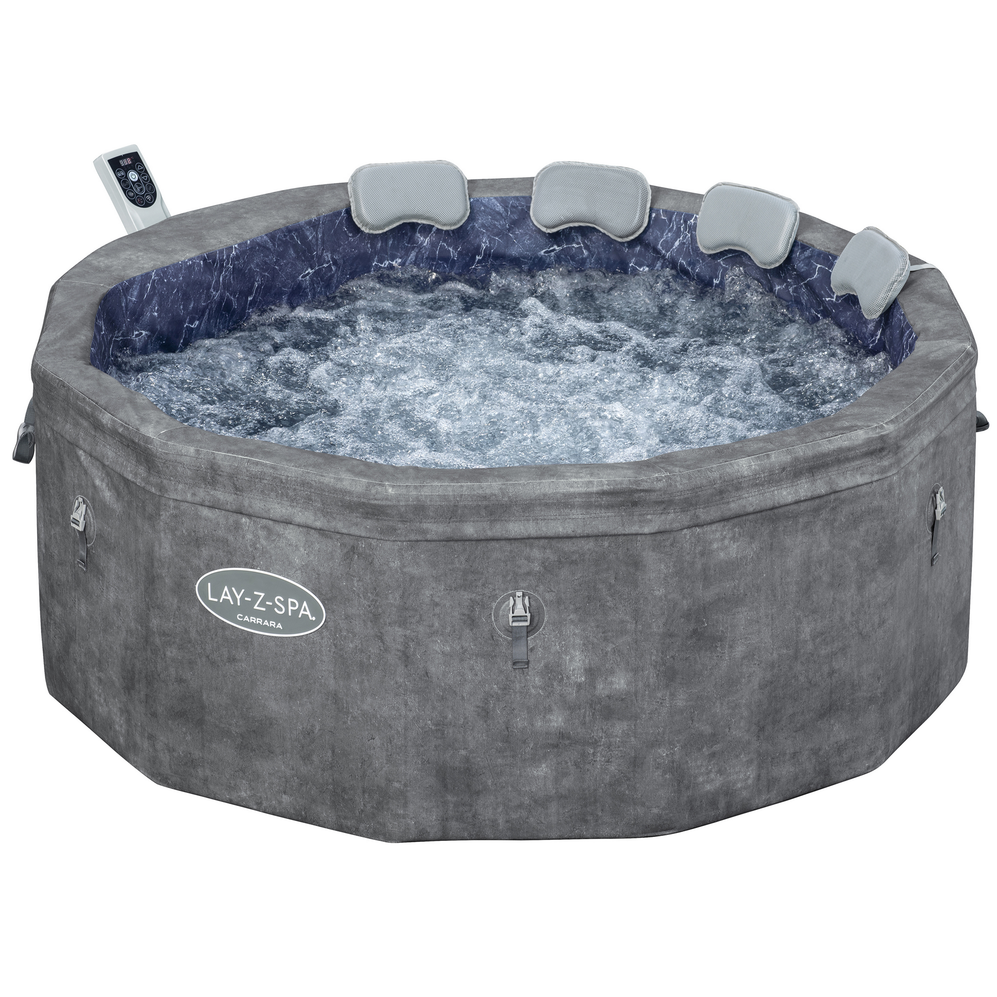 Bestway Whirlpool 'LAY-Z-SPA® Carrara AirJet™' Alabaster-Optik Ø 170 x 65 cm