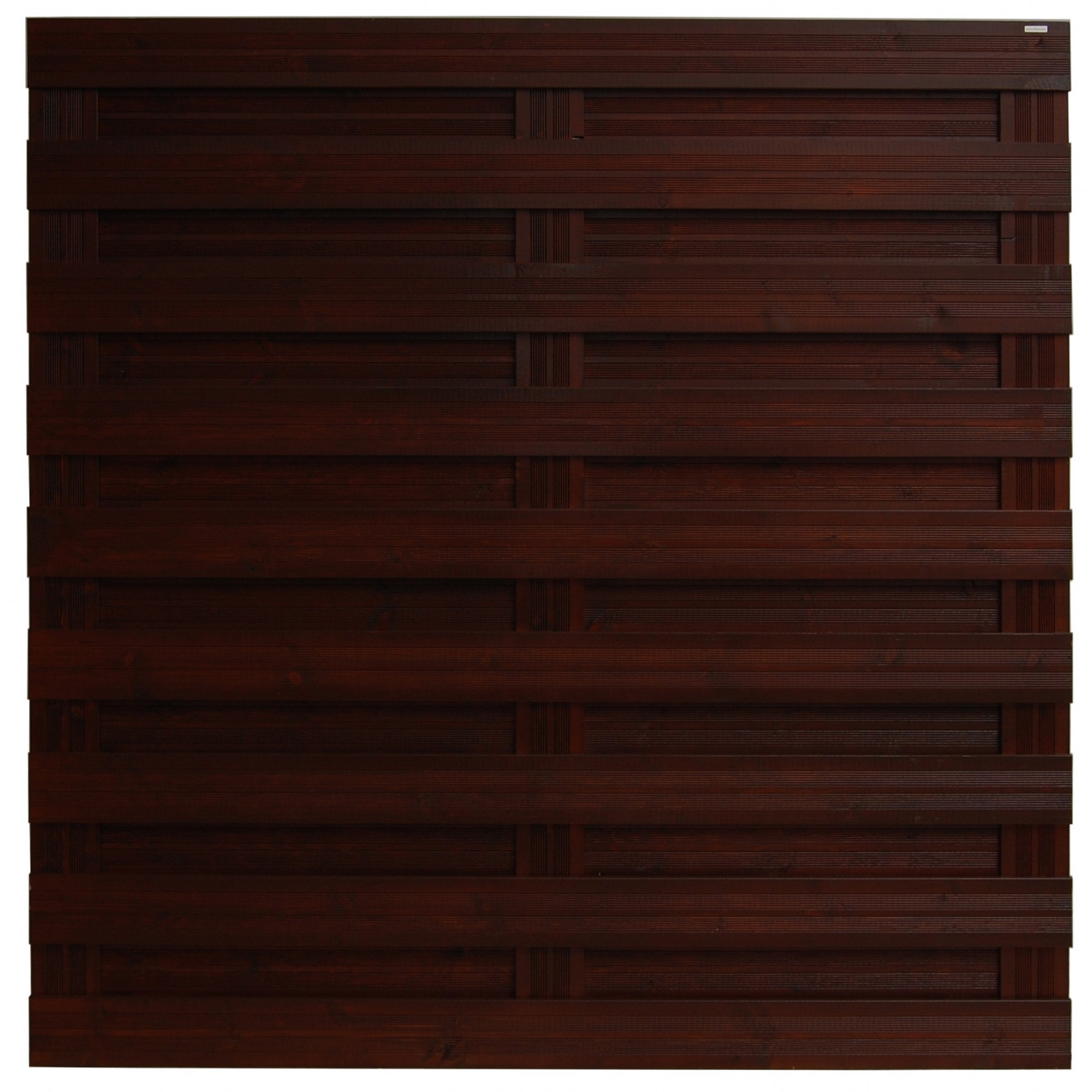 andrewex Sichtschutzzaun 'Goch' 180 x 180 cm Kiefer braun