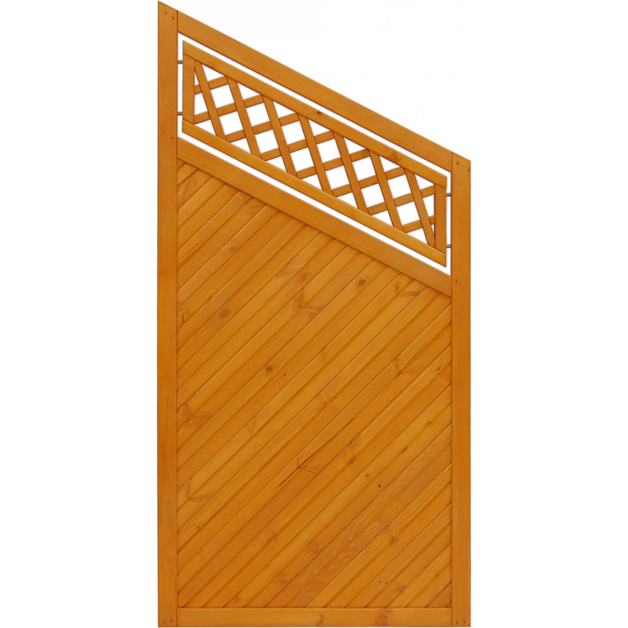 andrewex Sichtschutzzaun 'Toulon' 90 x 180/135 cm Kiefer pinie