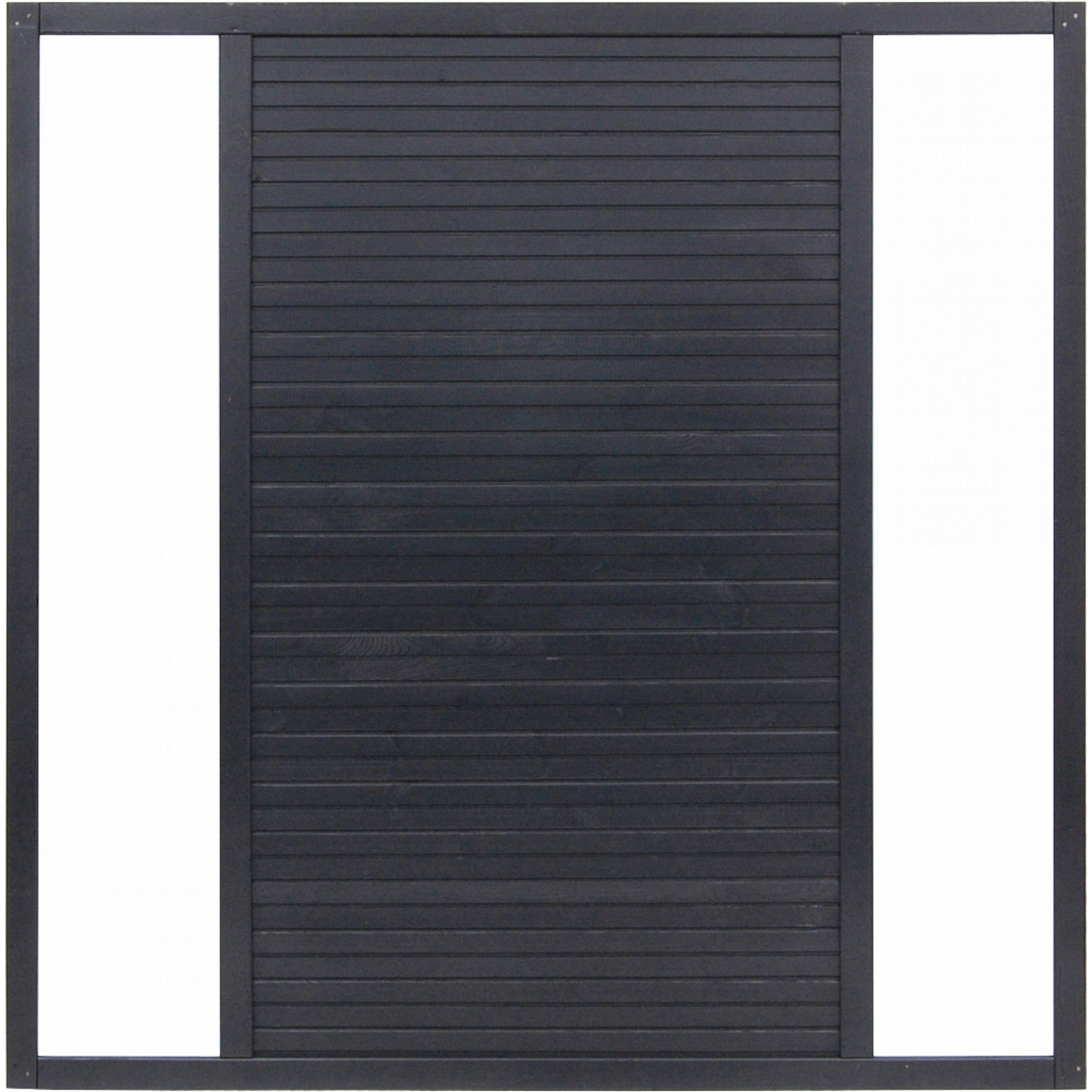 andrewex Sichtschutzzaun 'Duo' 180 x 180 cm Kiefer anthrazit