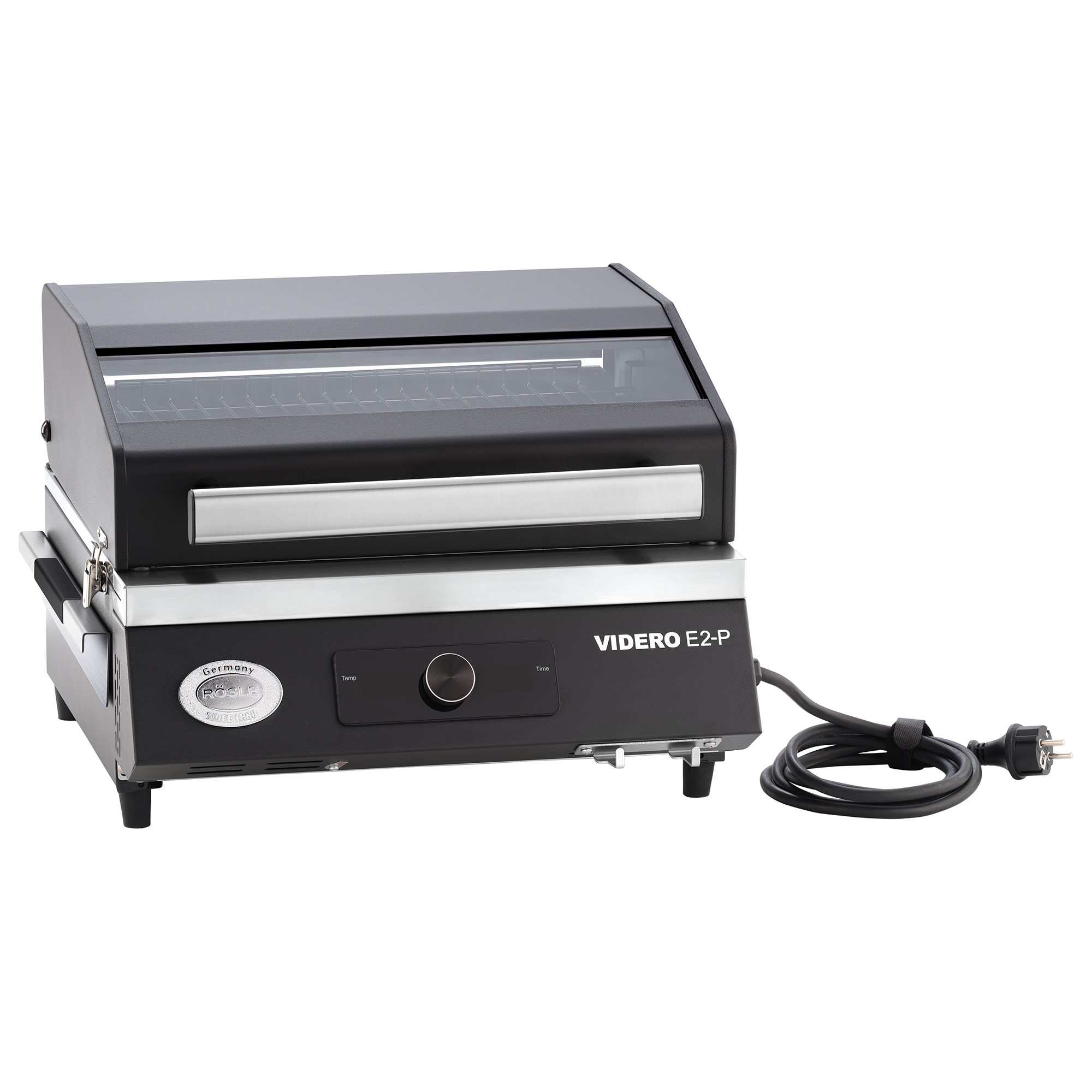 Rösle Elektro-Tischgrill 'Videro E2-P' schwarz 2800 W