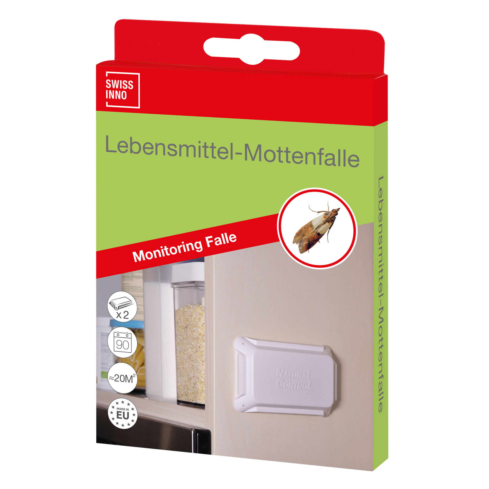 SWISS INNO Lebensmittel-Mottenfalle 'Natural Control' 2 Stück