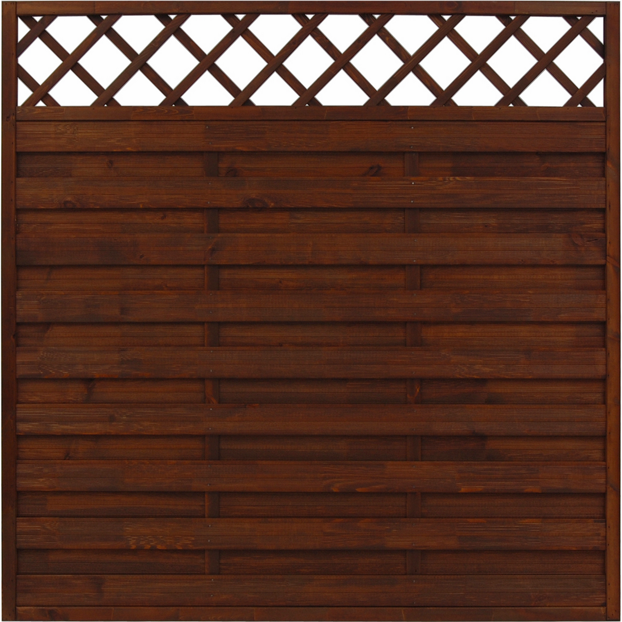 andrewex Sichtschutzzaun 'Hamburg' 180 x 180 cm Kiefer braun