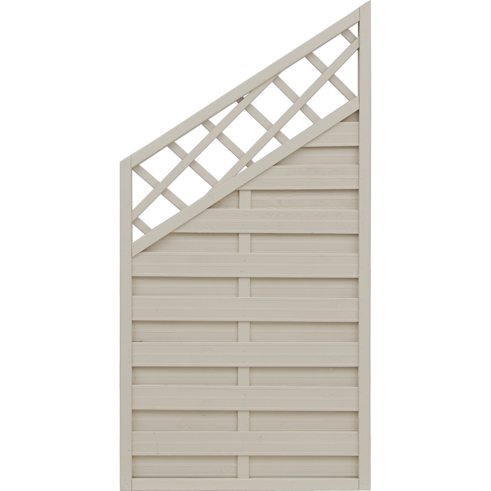 andrewex Sichtschutzzaun 'Hamburg' 90 x 180/120 cm Kiefer latte