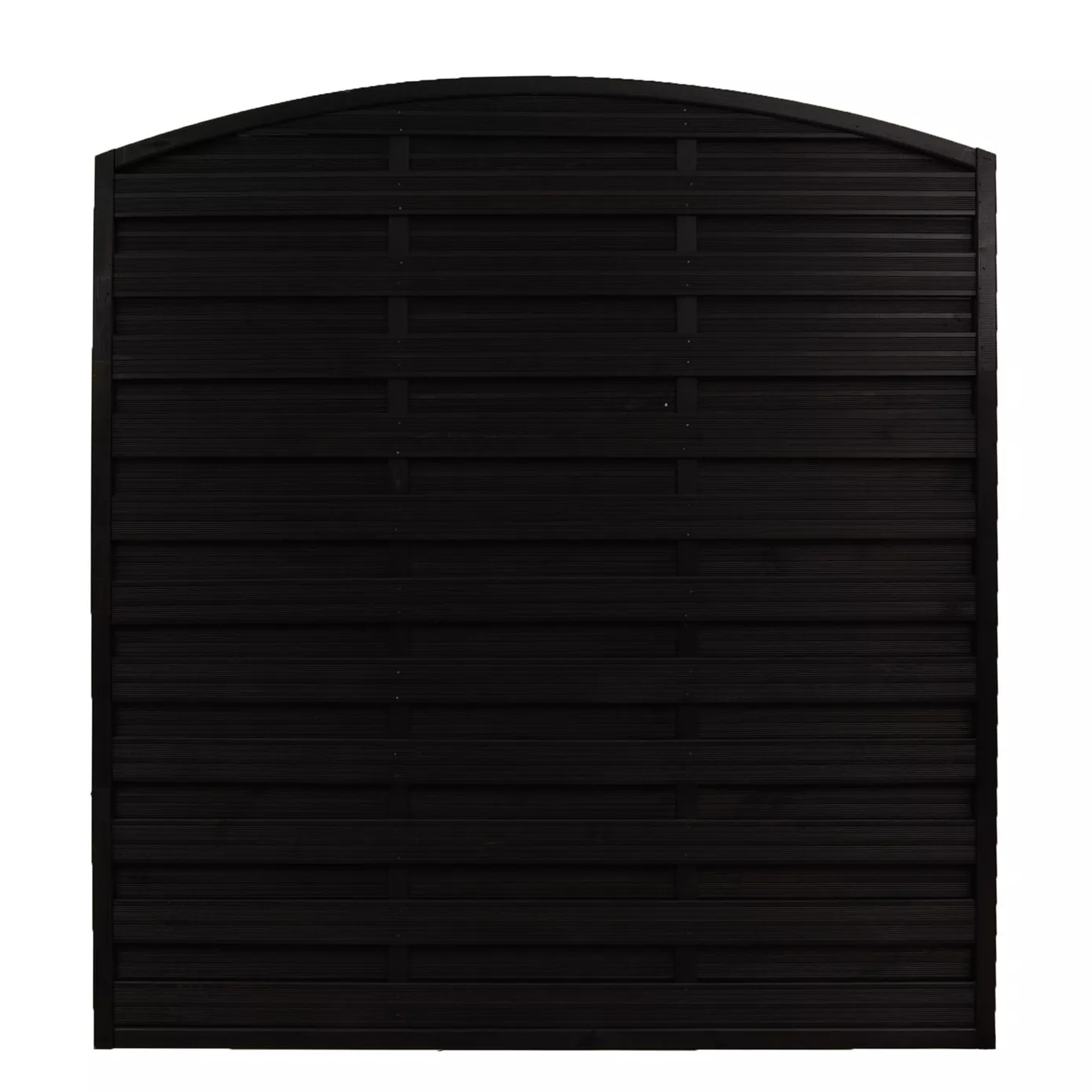 andrewex Sichtschutzzaun 'München' 180 x 180/195 cm Kiefer anthrazit