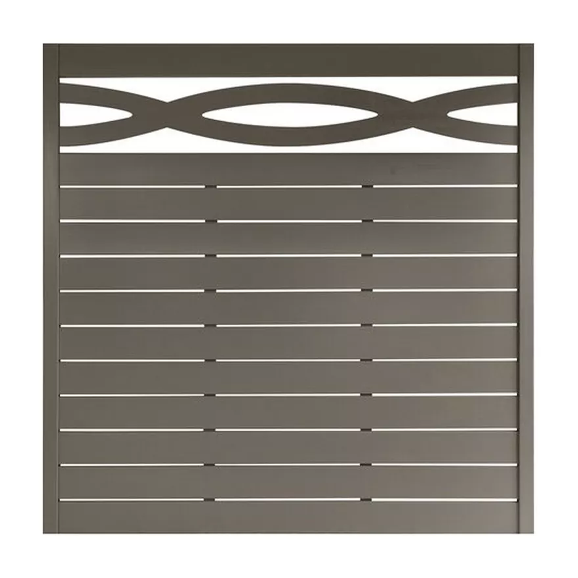 andrewex Sichtschutzzaun 'Geneva' 180 x 180 cm Kiefer grau