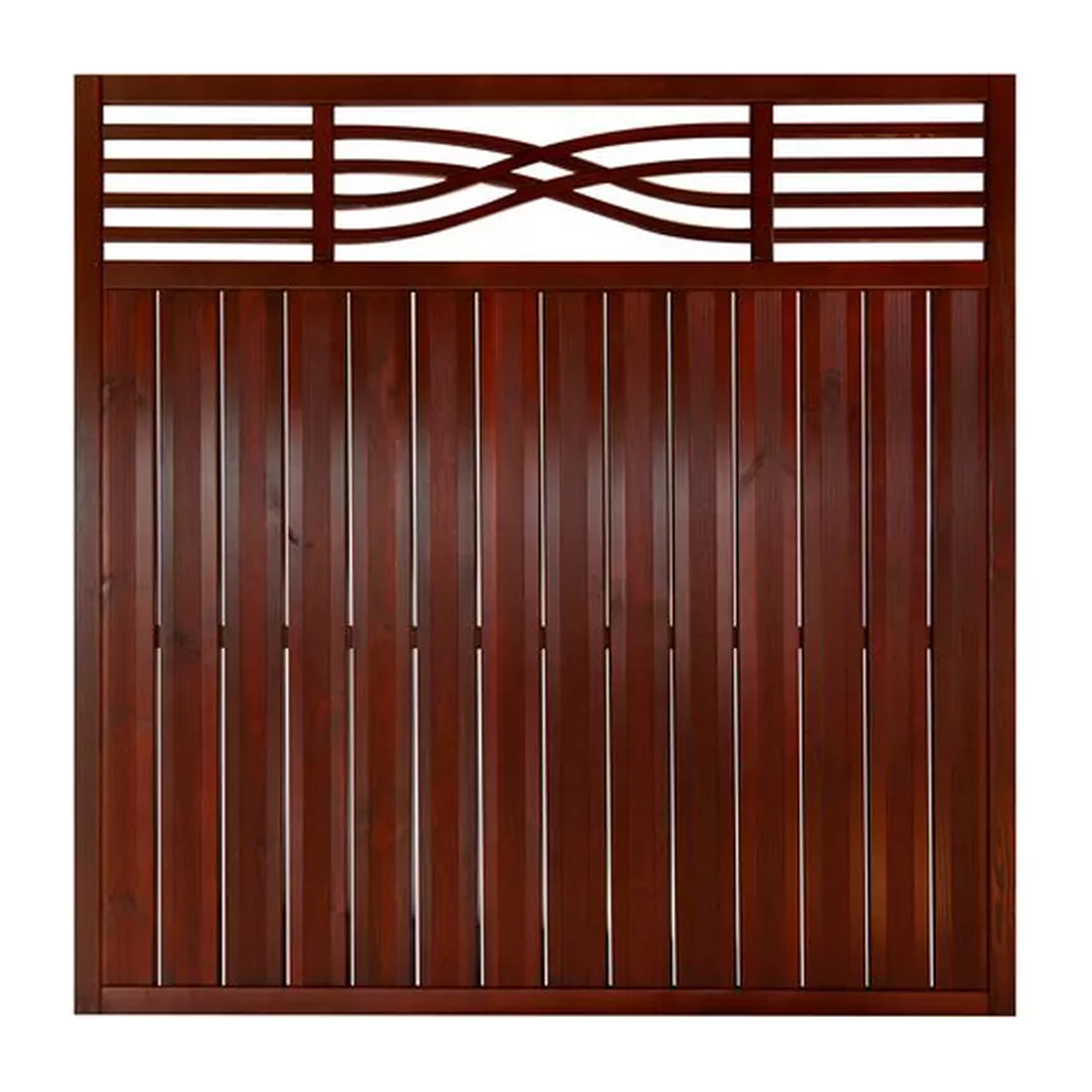 andrewex Sichtschutzzaun 'Malaga' 180 x 180 cm Kiefer braun