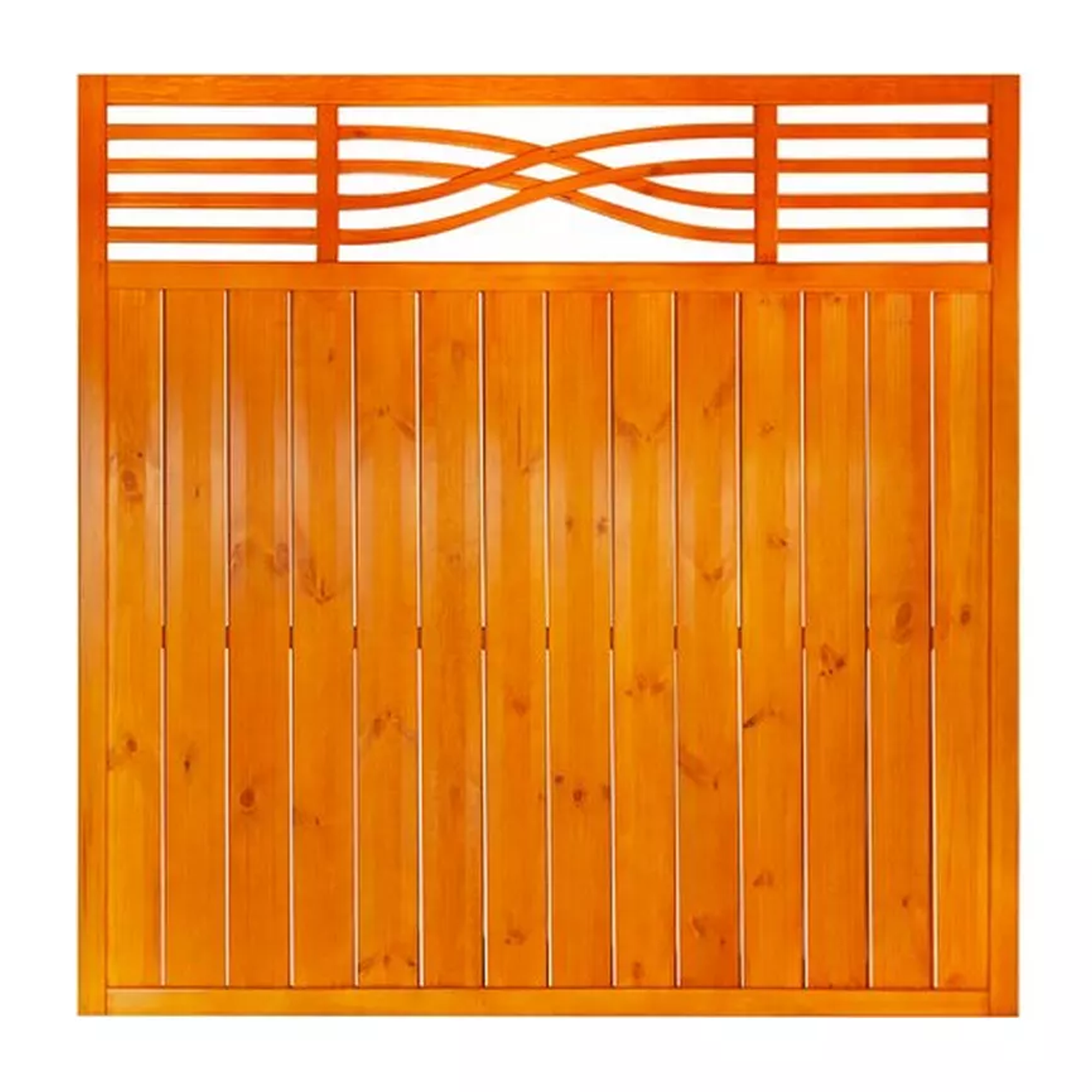 andrewex Sichtschutzzaun 'Malaga' 180 x 180 cm Kiefer pinie