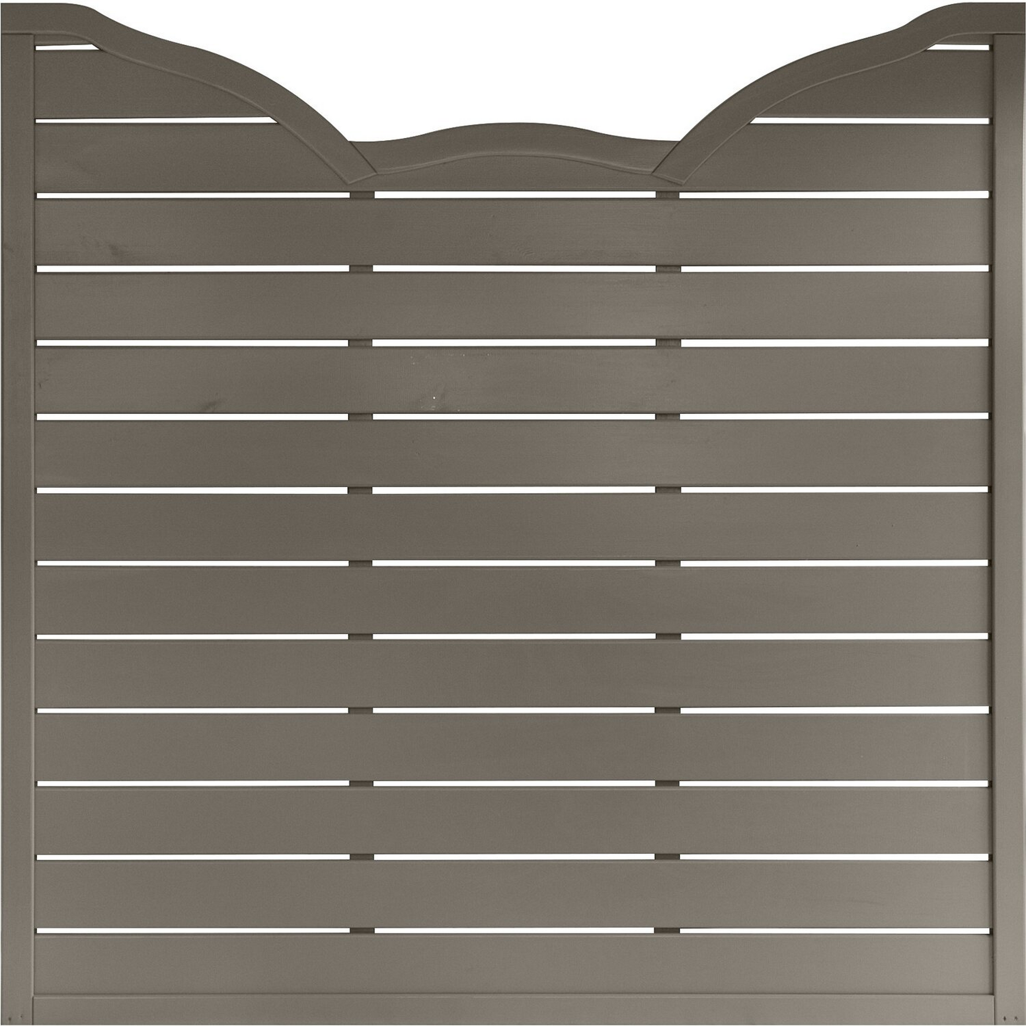 andrewex Sichtschutzzaun 'Calais' 180 x 180 cm Kiefer grau