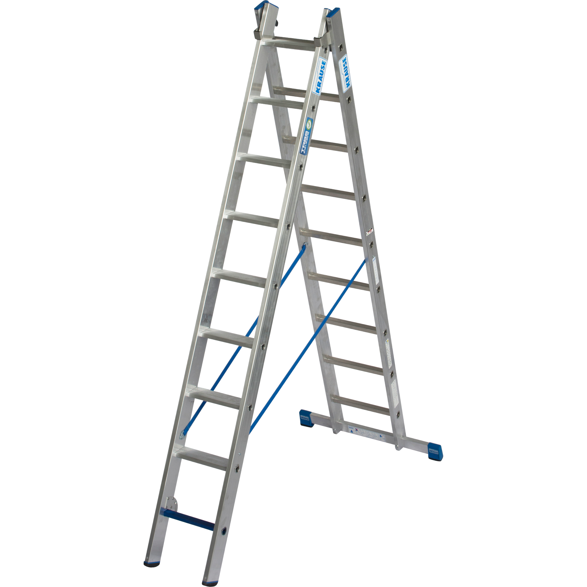 Krause Mehrzweckleiter 'Stabilo' 2 x 9 Sprossen, 4,35 m