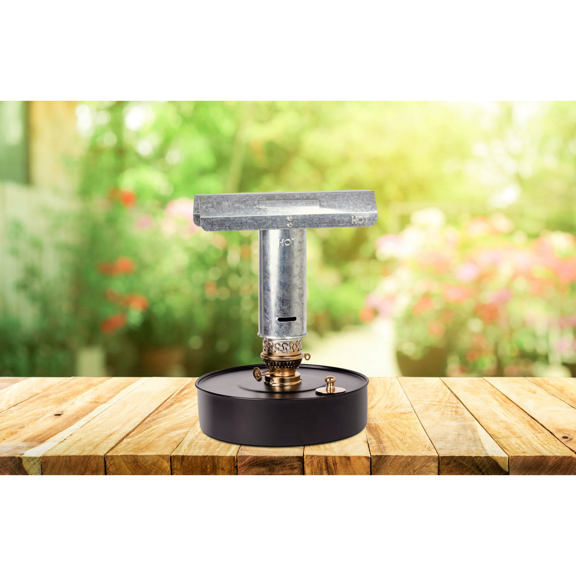 Pergart Paraffinheizung 'VIT Fire' edelstahlfarben für Gewächshäuser