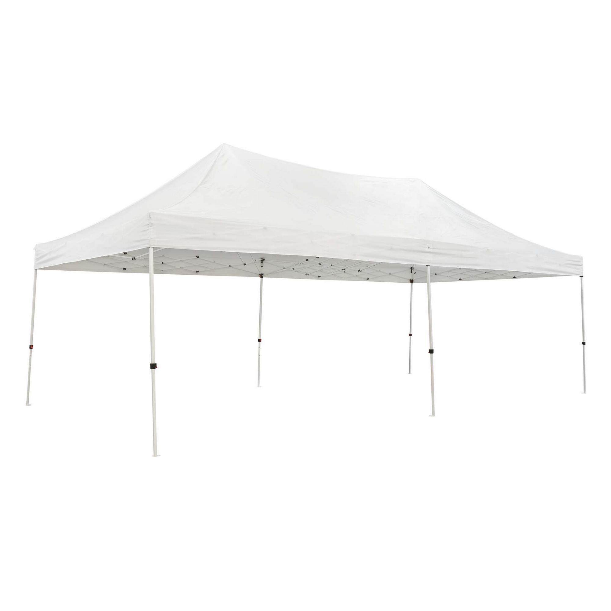 Pop-Up-Festzelt weiß 4 x 8 m, rollbare Transporttasche