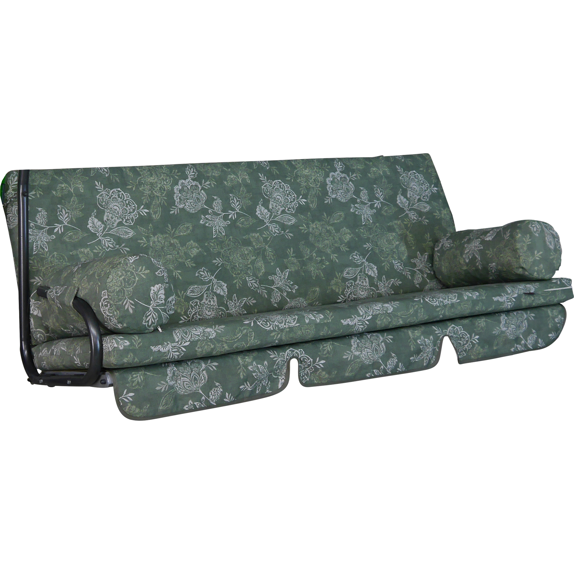 Angerer Freizeitmöbel Auflage für Hollywoodschaukel 'Trend Mumbai' grün 178 x 54 x 9 cm