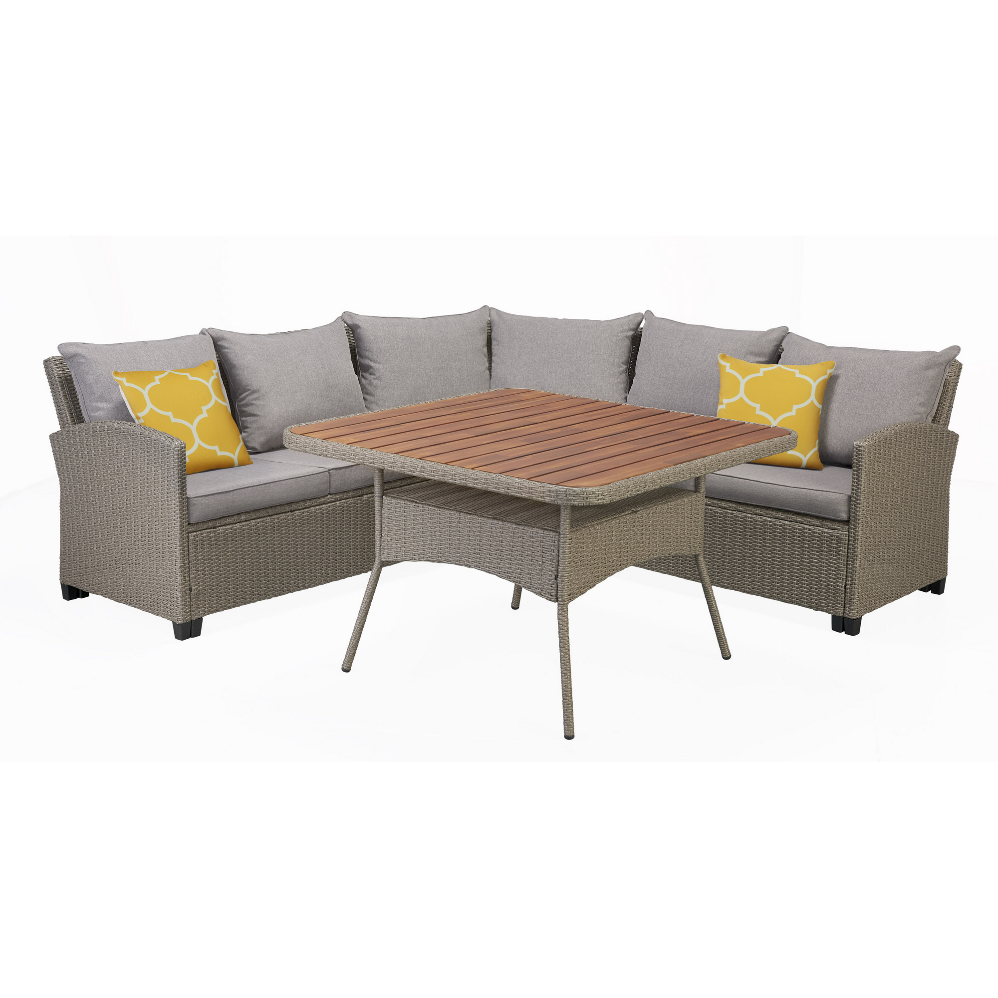 Loungemöbel-Set 'Francesca' 250 x 250 cm anthrazit 2-teilig