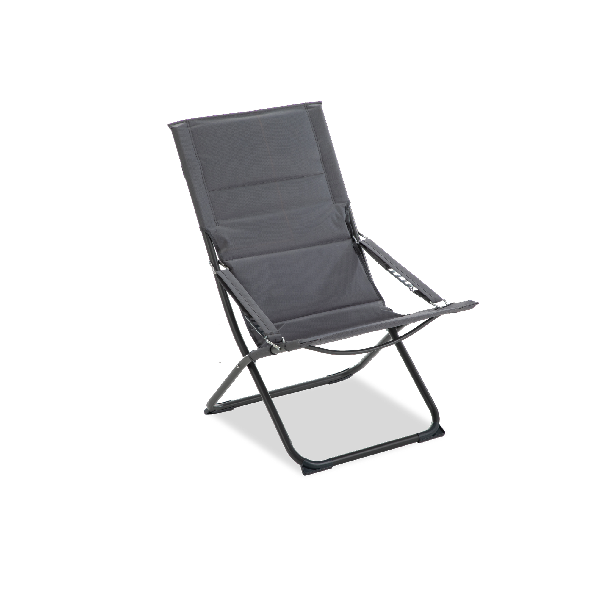 toom Klappstuhl 'Island' anthrazit 60 x 95 x 78 cm