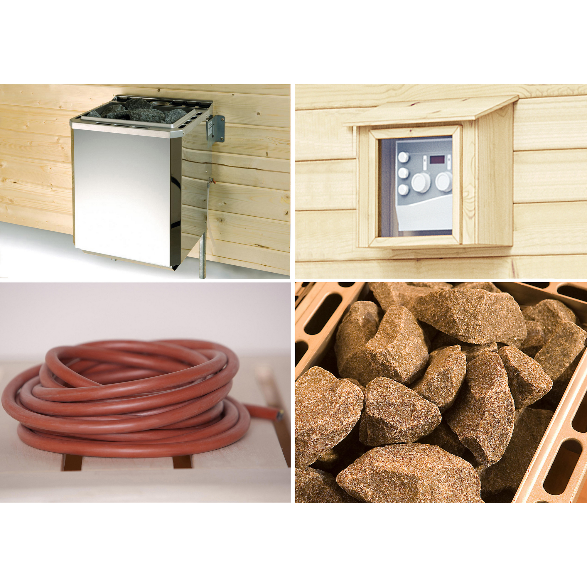 Weka Saunaofen-Set 'BioS 9,0 kW' für Fasssauna bis 14 m³