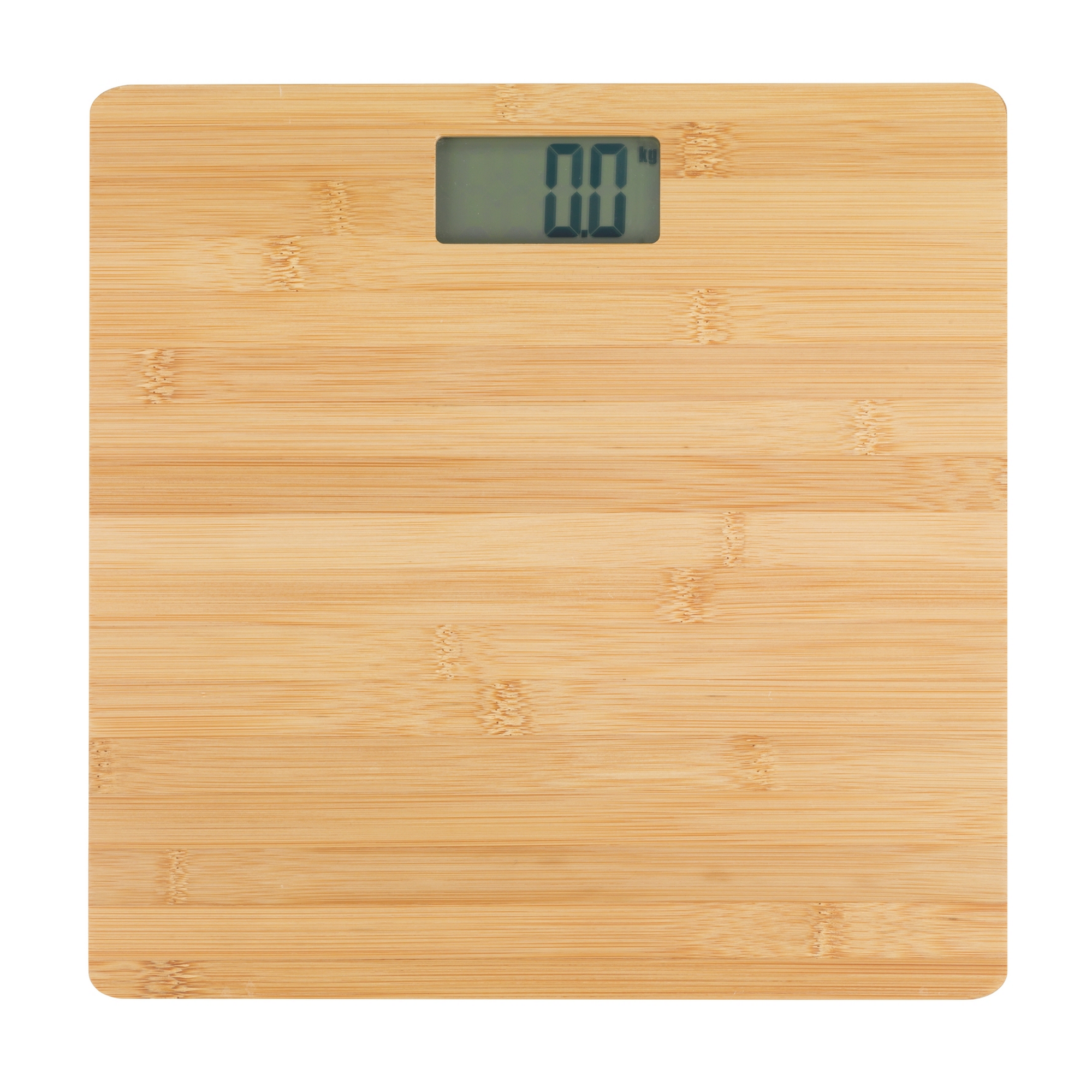 Wenko Digitale Personenwaage 'Bambusa' Bambus LCD-Display 30 x 30 cm