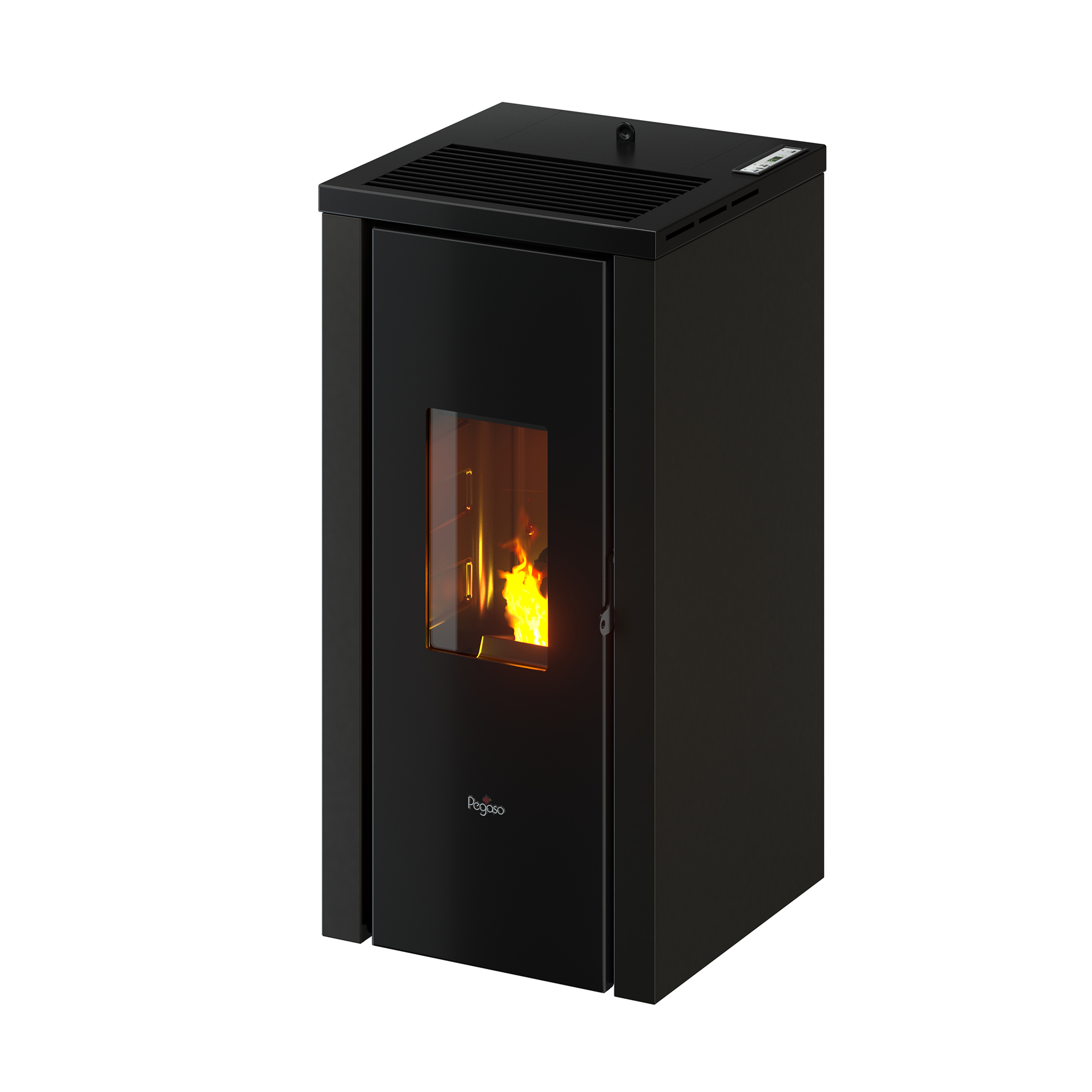 Pegaso Pelletofen 'Vera' Stahl schwarz 7 kW