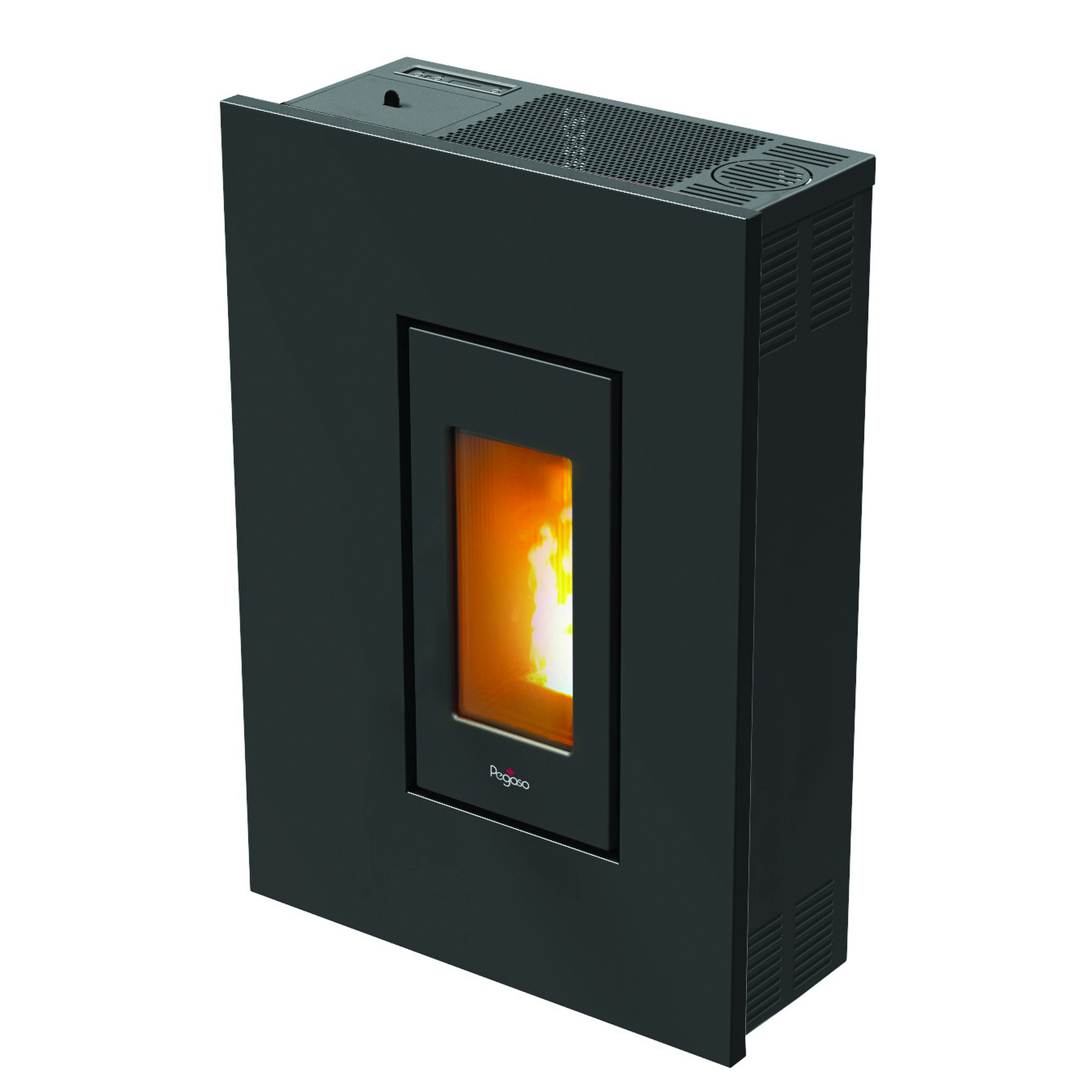 Pegaso Pelletofen 'Madison 5' Stahl anthrazit 2,5 - 5,2 kW