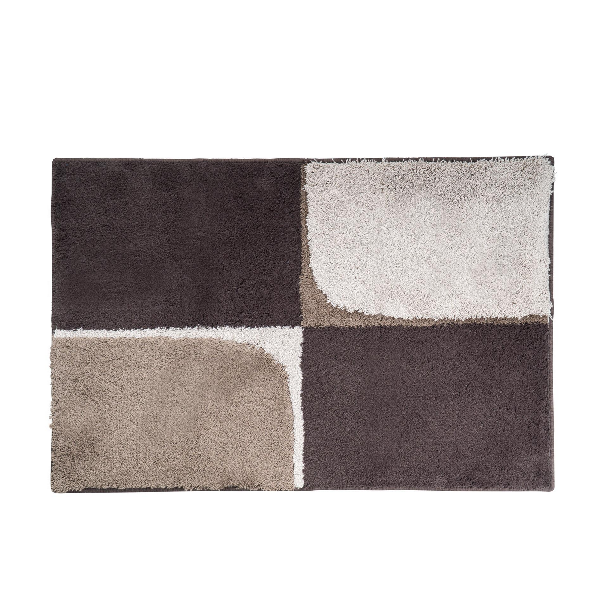 Ridder Badezimmerteppich 'Quad' beige 90 x 60 cm