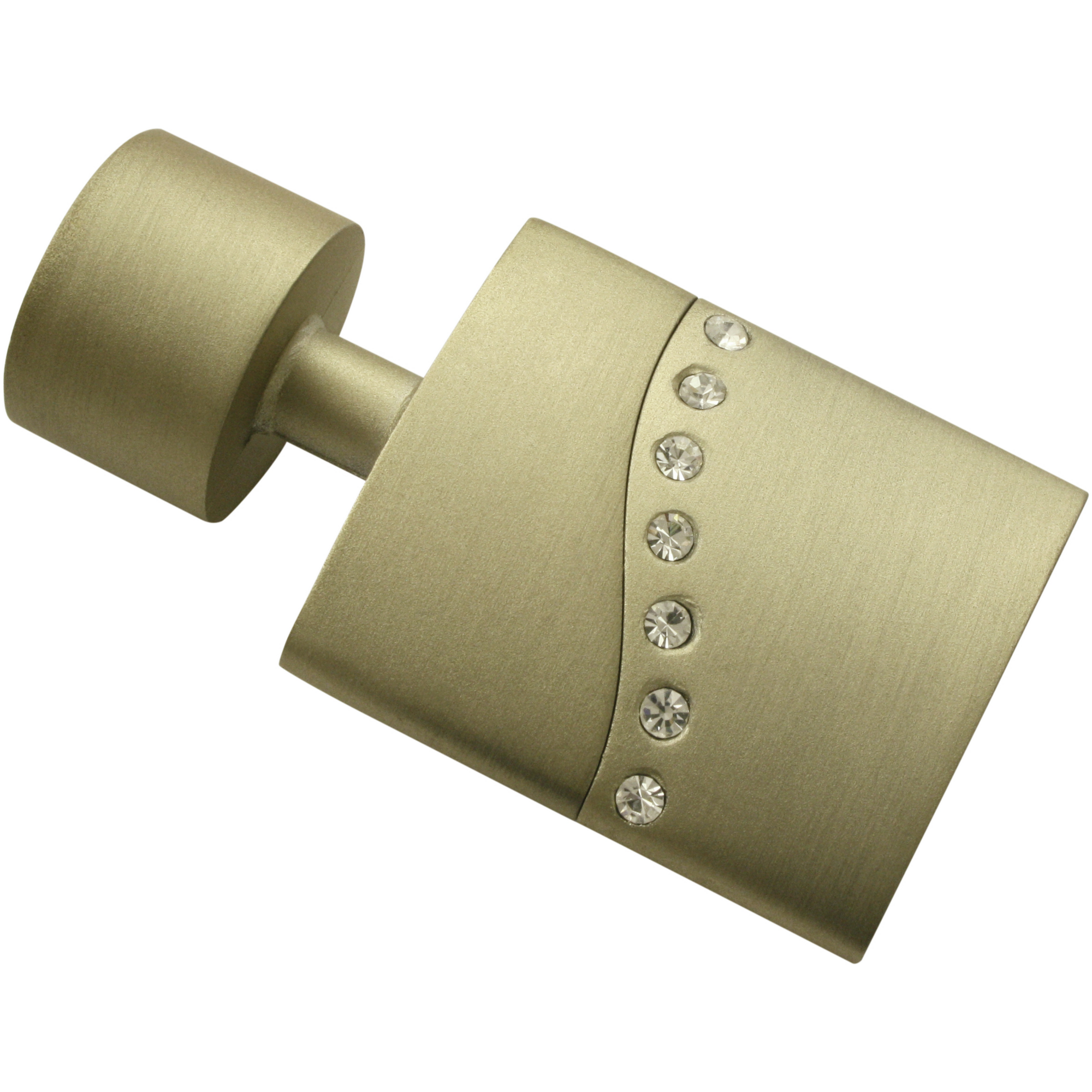 Gardinia Endknopf 'Kira' Flat champagner 2 Stück