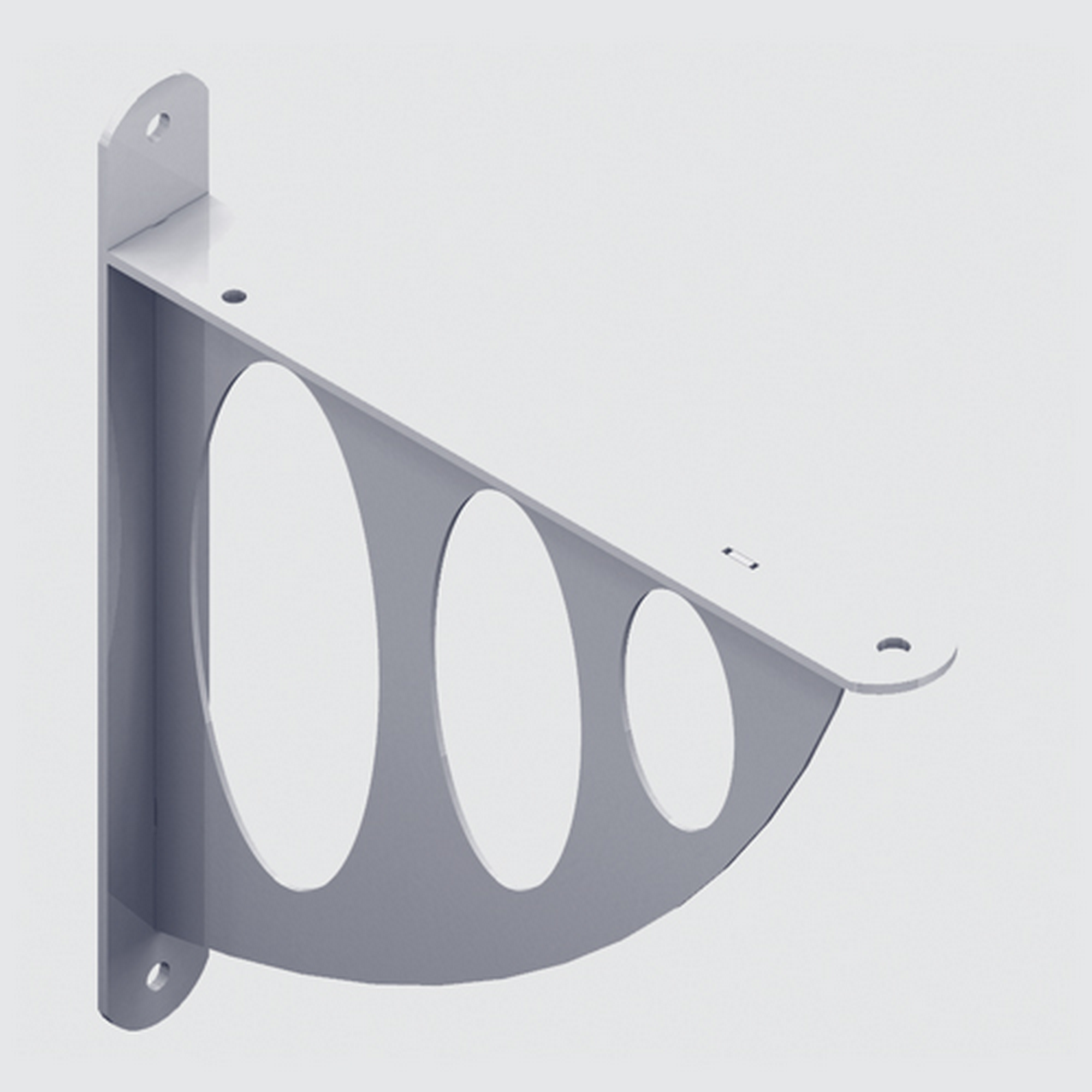 Element System Konsole 'Salida' Stahl weiß 20 x 19 cm