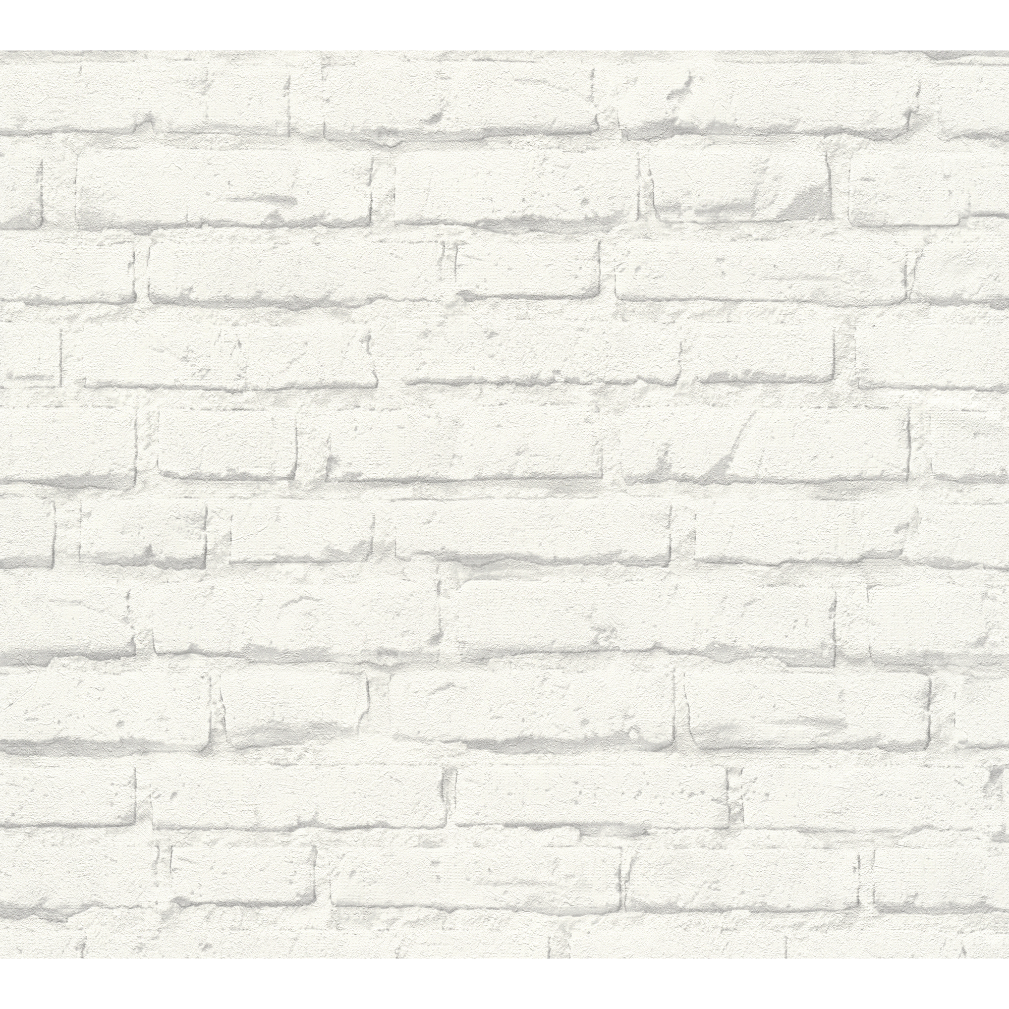 A.S. Création Vliestapete 'Shades of White' Ziegelwand grau/weiß 0,53 x 10,05 m