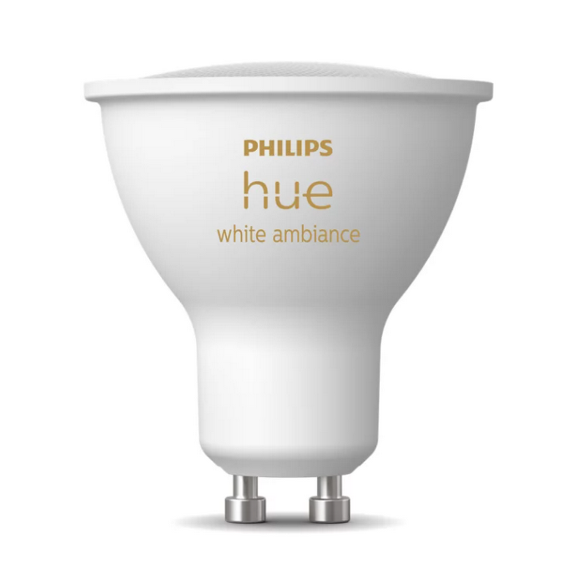 Philips Hue LED-Lampe 'Hue White & Color Ambiance' warmweiß bis kaltweiß GU10 4,2 W 400 lm