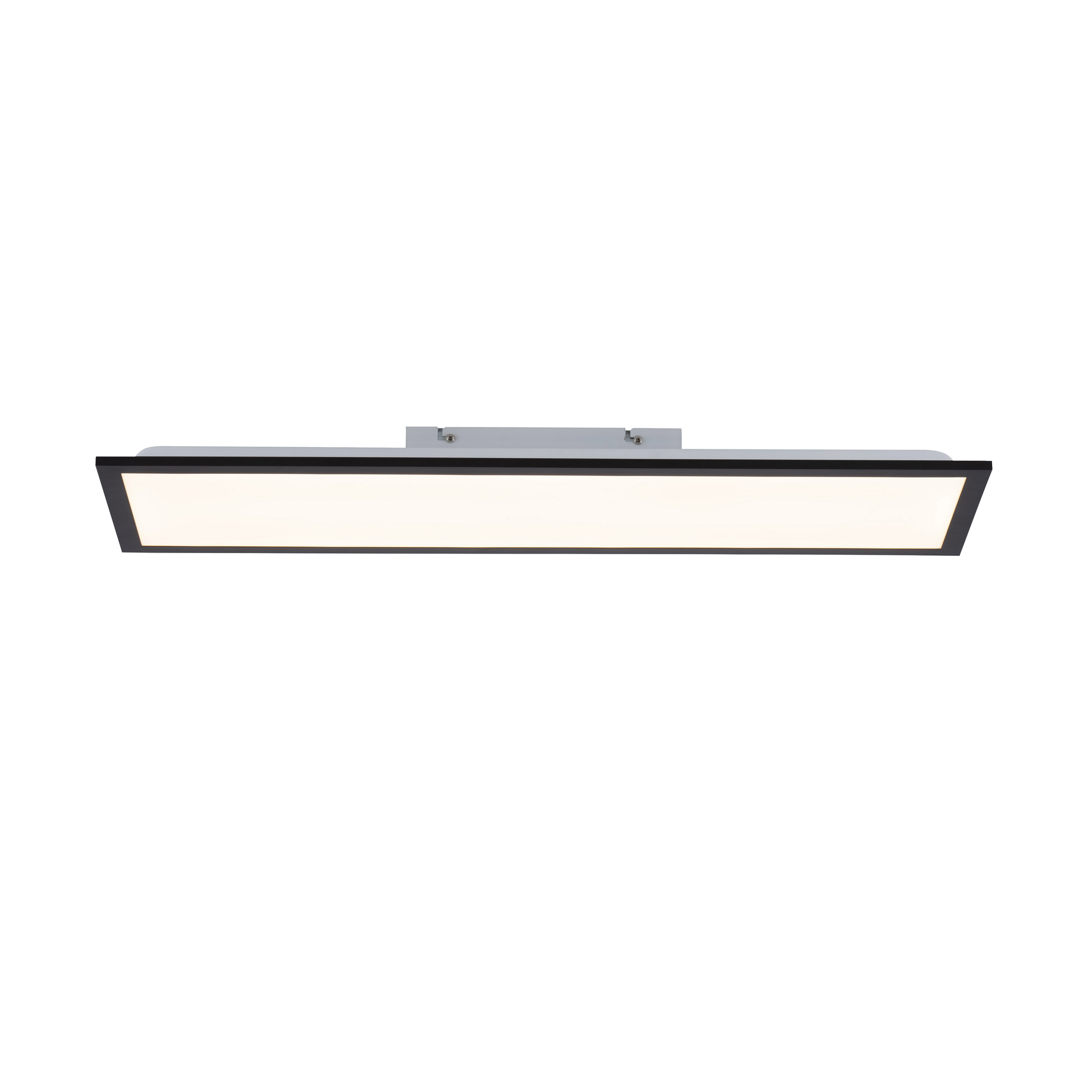 Just Light LED-Deckenleuchte 'Flat' schwarz 29,5 x 6,1 cm 1080 lm