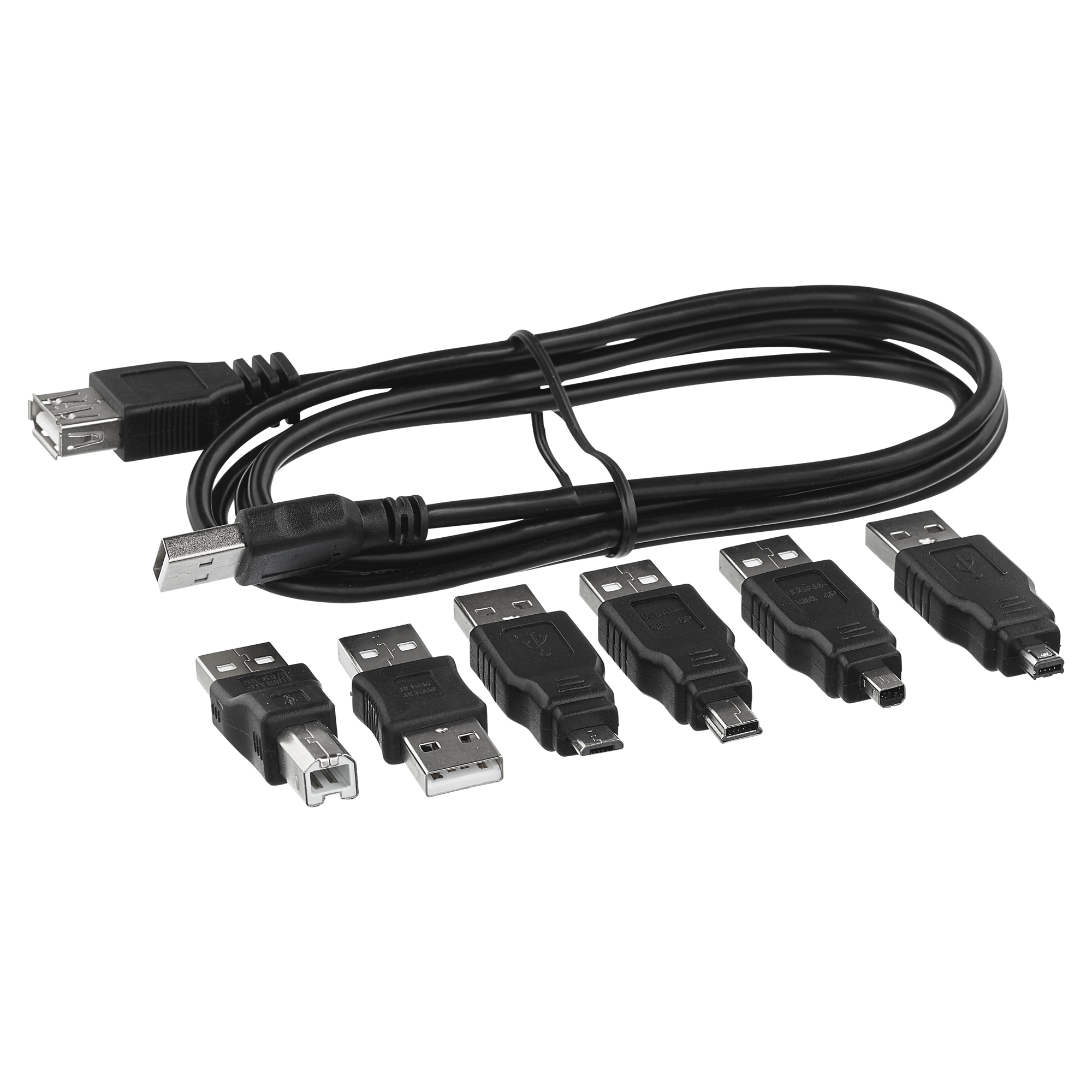 Schwaiger USB-Anschluss-Set Universal 2.0 'Phone & Computer' Professional 7-tlg.