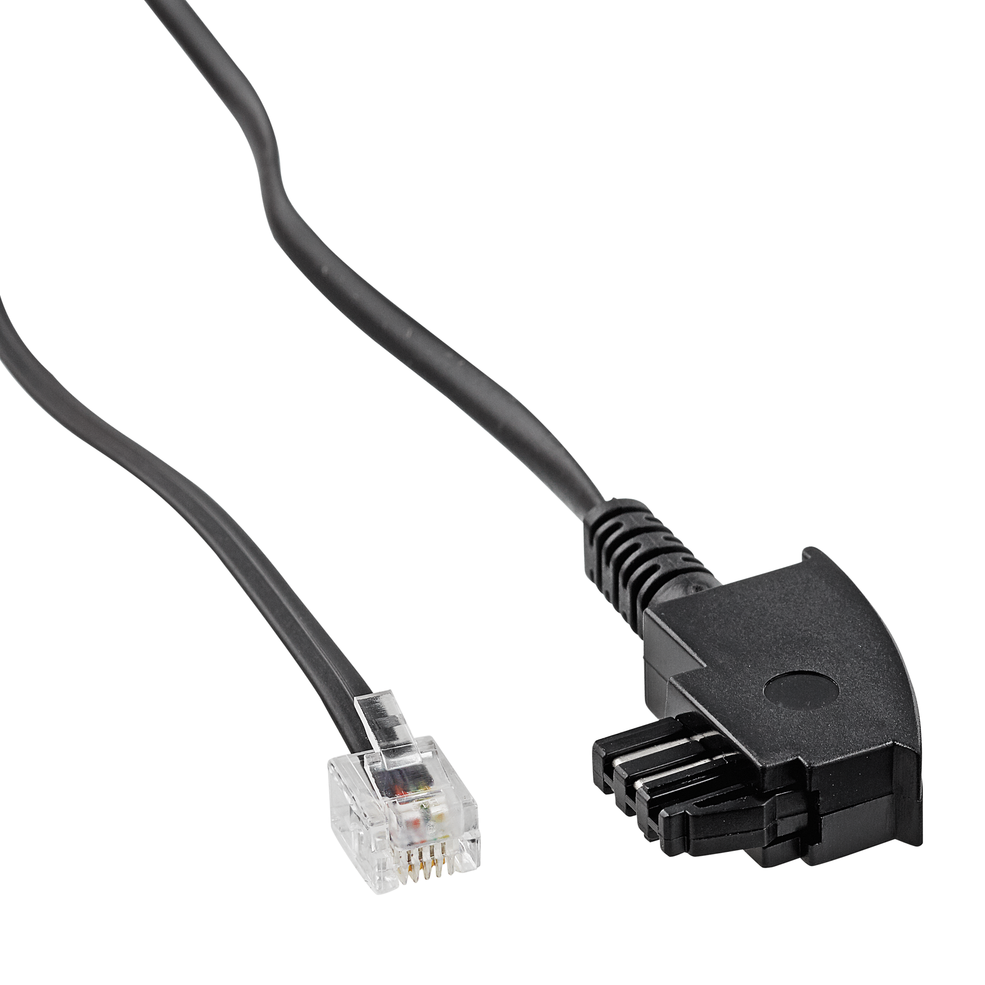 Schwaiger Telefonkabel 'Phone & Computer' Standard 10 m schwarz