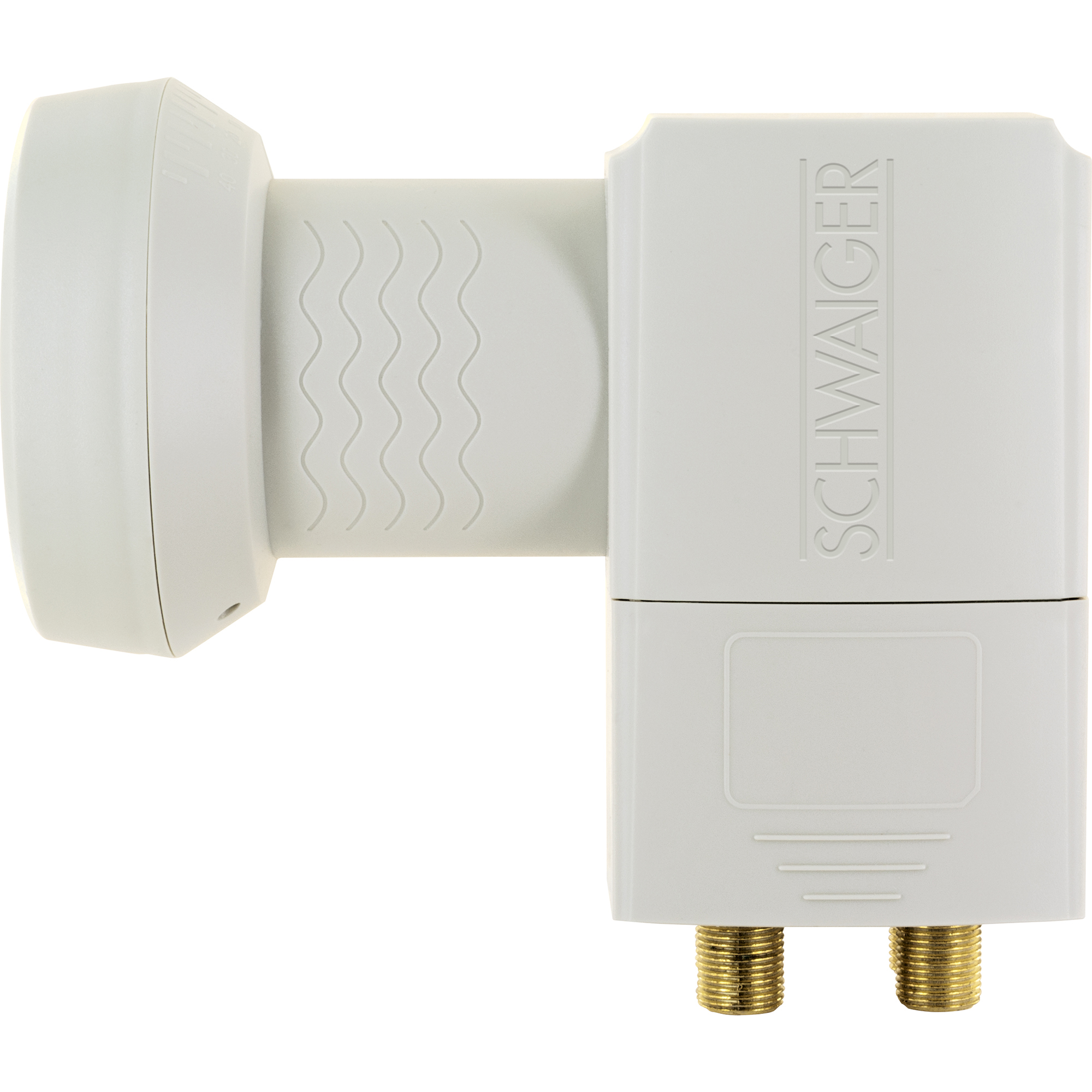 Schwaiger Digitales Quad LNB 'Sun Protect' hellgrau