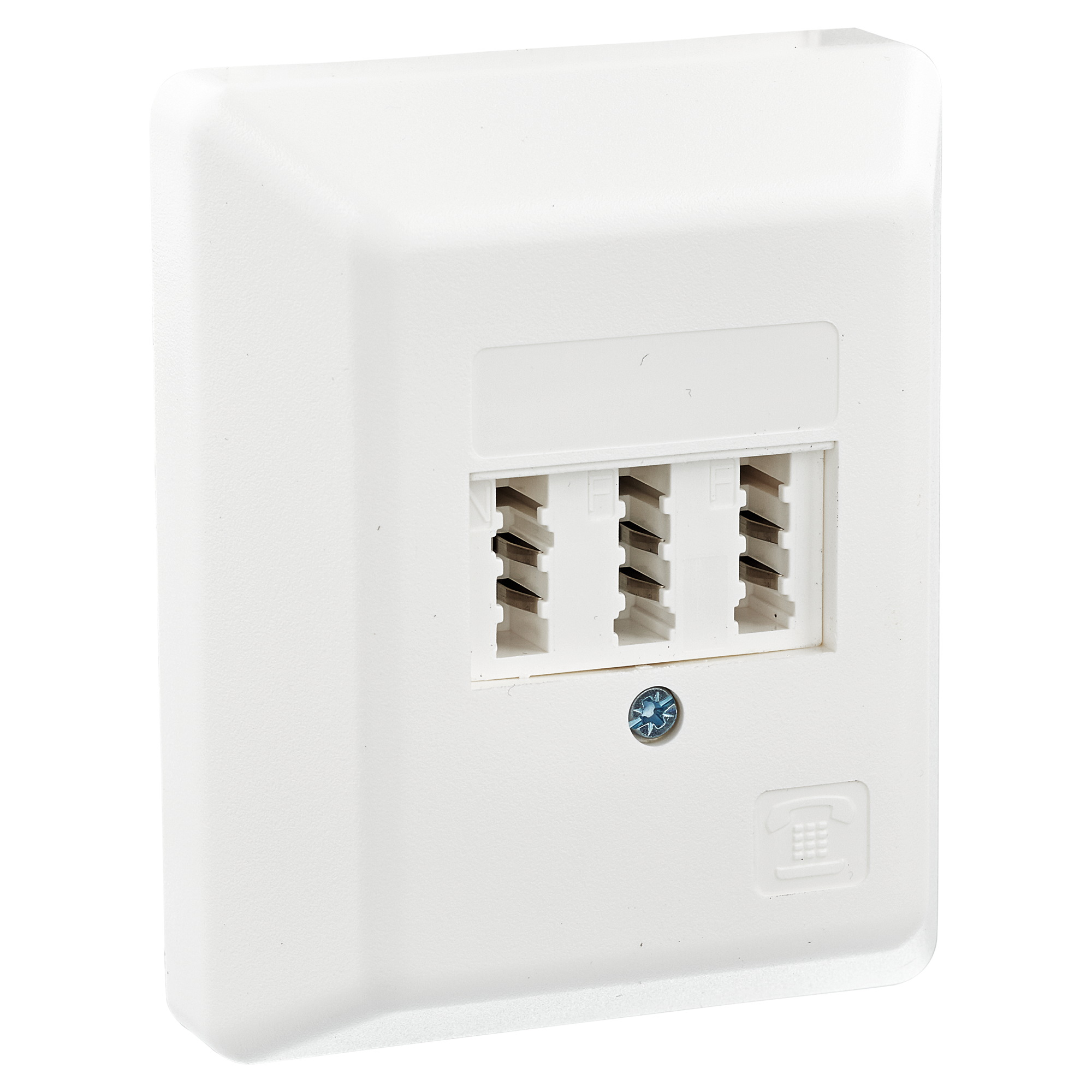 Schwaiger Telefonanschlussdose (NFF) 'Phone & Computer' Standard