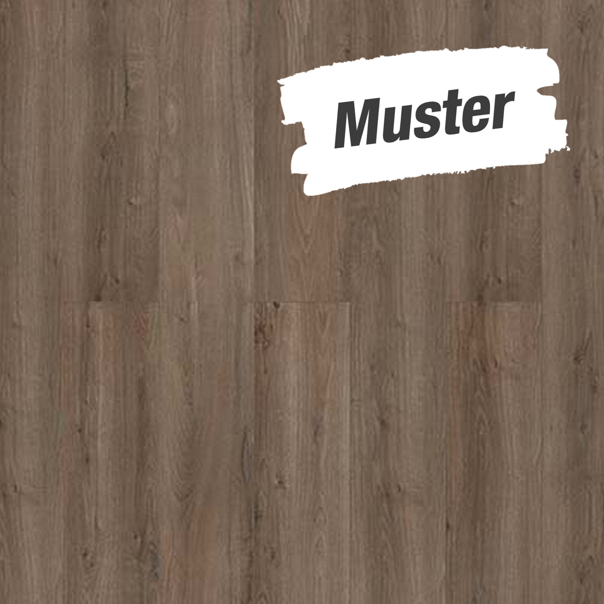 Muster zum Laminat 'Savanne' Eiche Bodman graubraun 7 mm
