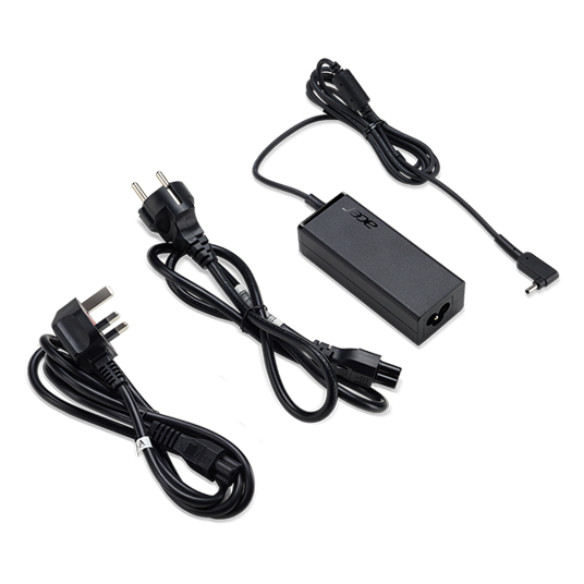 Acer 45W-19V Adapter für Notebooks | EU/UK Netzkabel