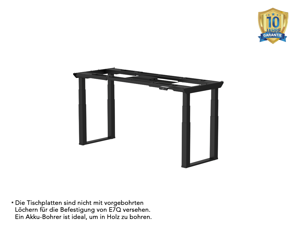 Elektrisch verstellbares Tischgestell E7Q mit 4-Beinen