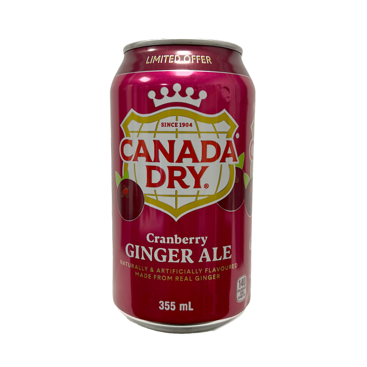12er Pack Canada Dry Cranberry Ginger Ale 355ml