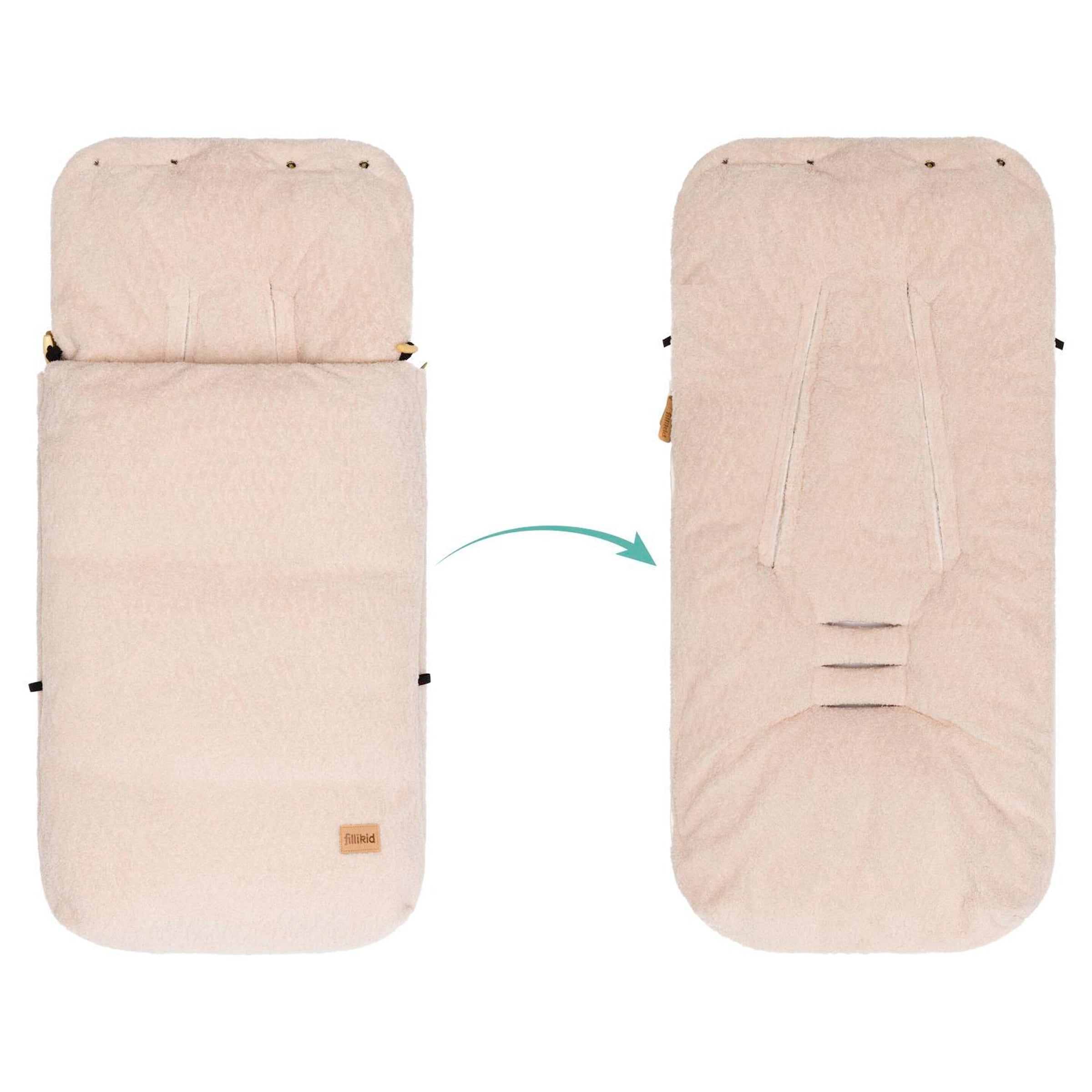 Fillikid Winterfußsack Elias beige